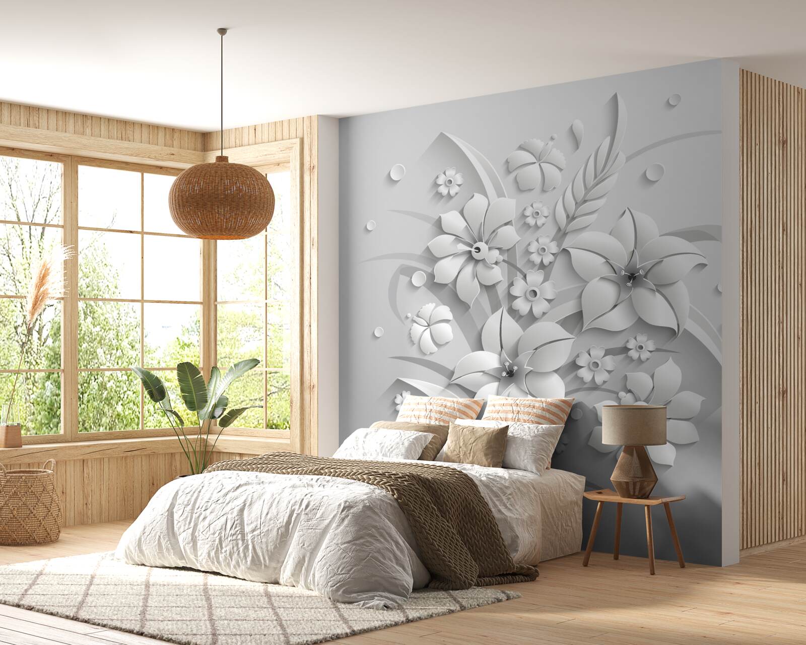 Fototapeta kwiaty śnieżnobiałe jak mleko, na białym tle