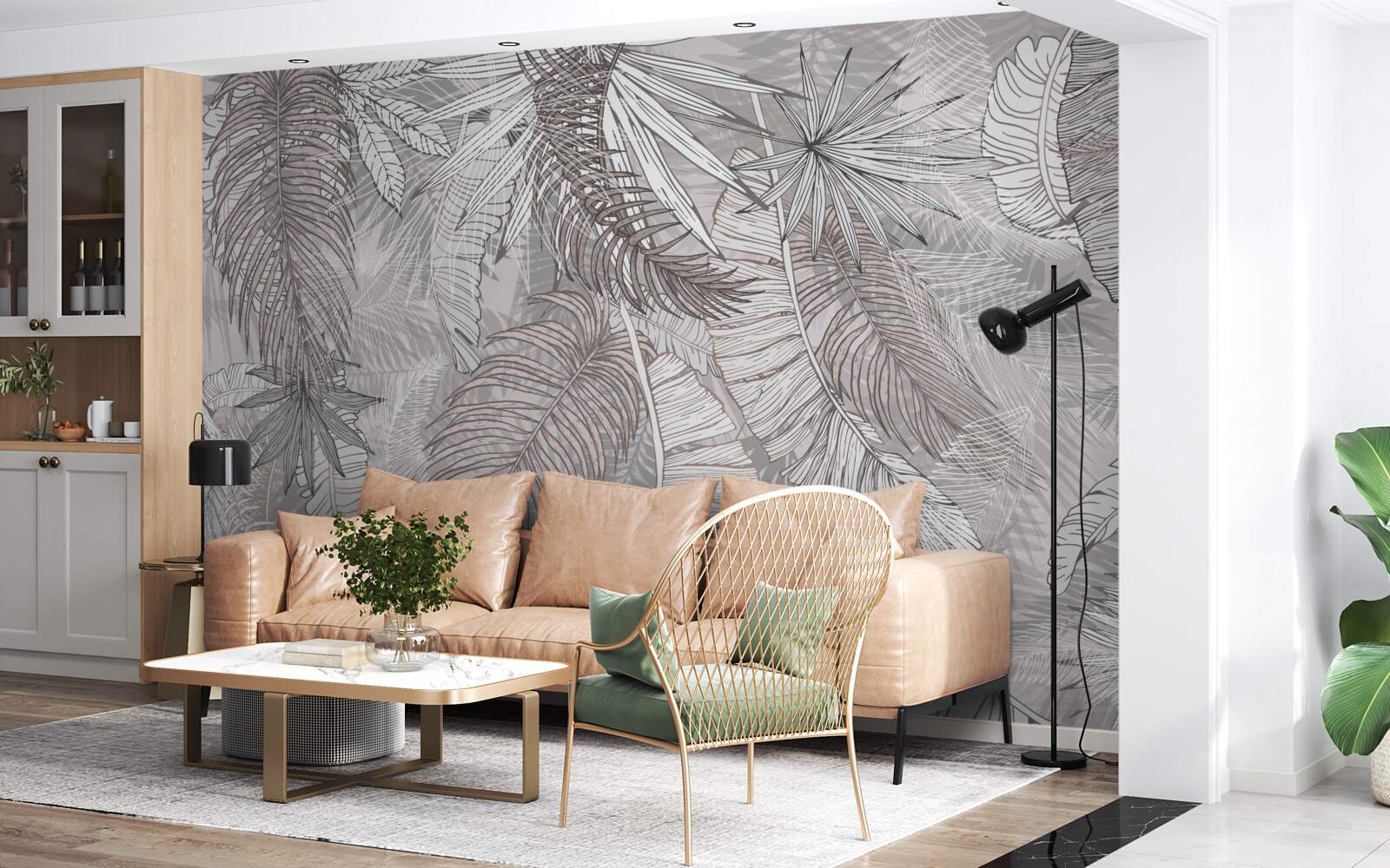 Fototapeta dżungla pełna roślinności