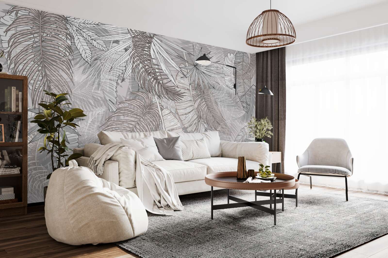 Fototapeta dżungla pełna roślinności