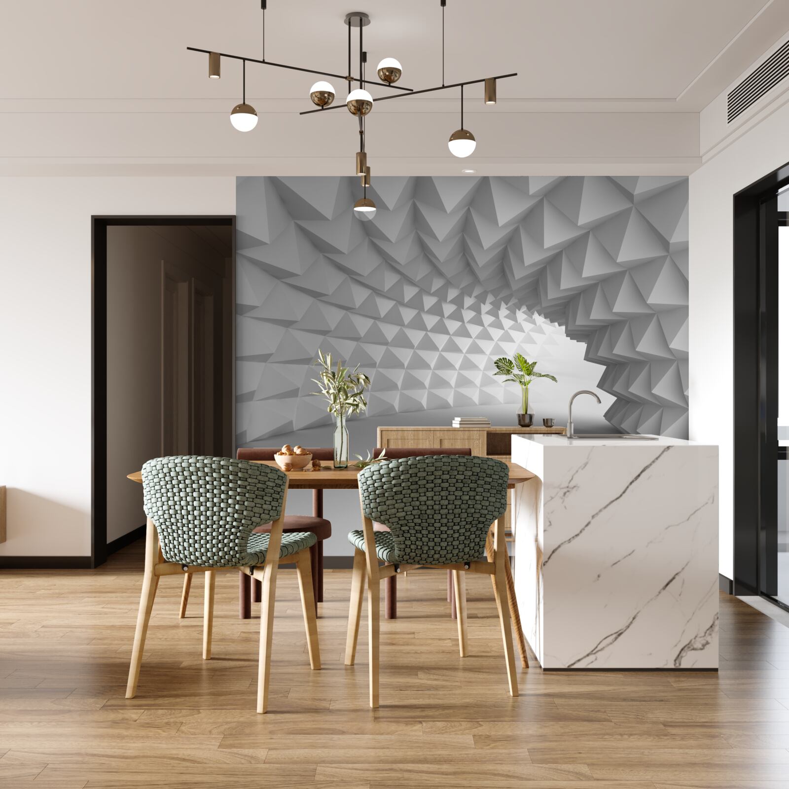 Fototapeta bezgraniczny abstrakcyjny korytarz