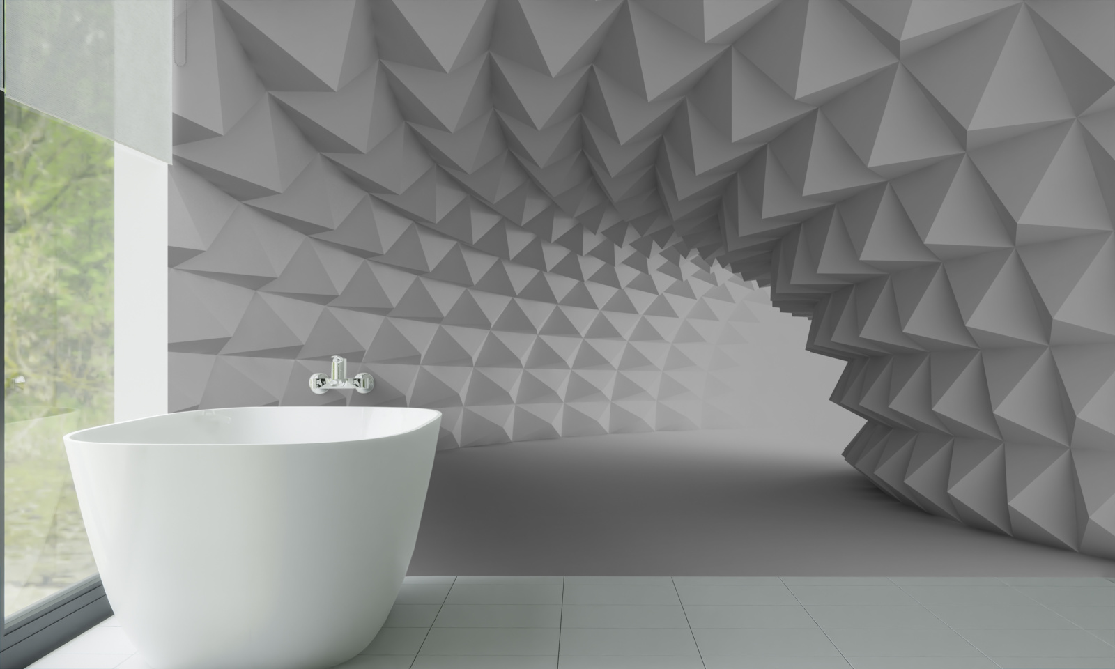 Fototapeta bezgraniczny abstrakcyjny korytarz