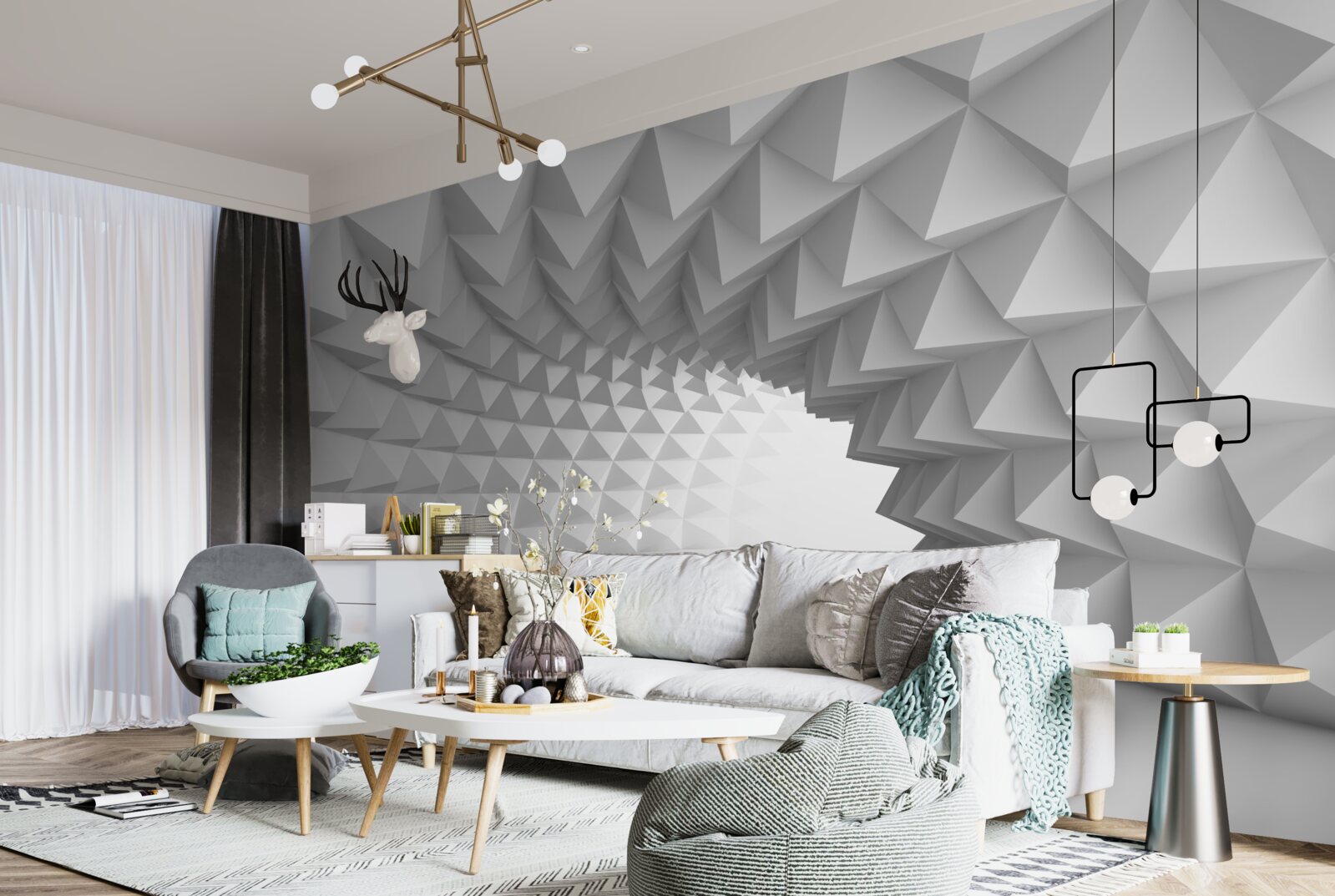 Fototapeta bezgraniczny abstrakcyjny korytarz