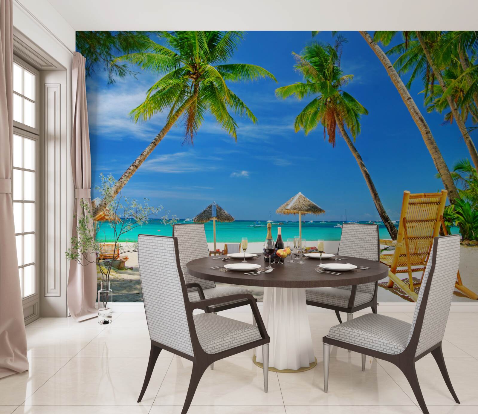 Fototapeta relaks na tropikalnym wybrzeżu