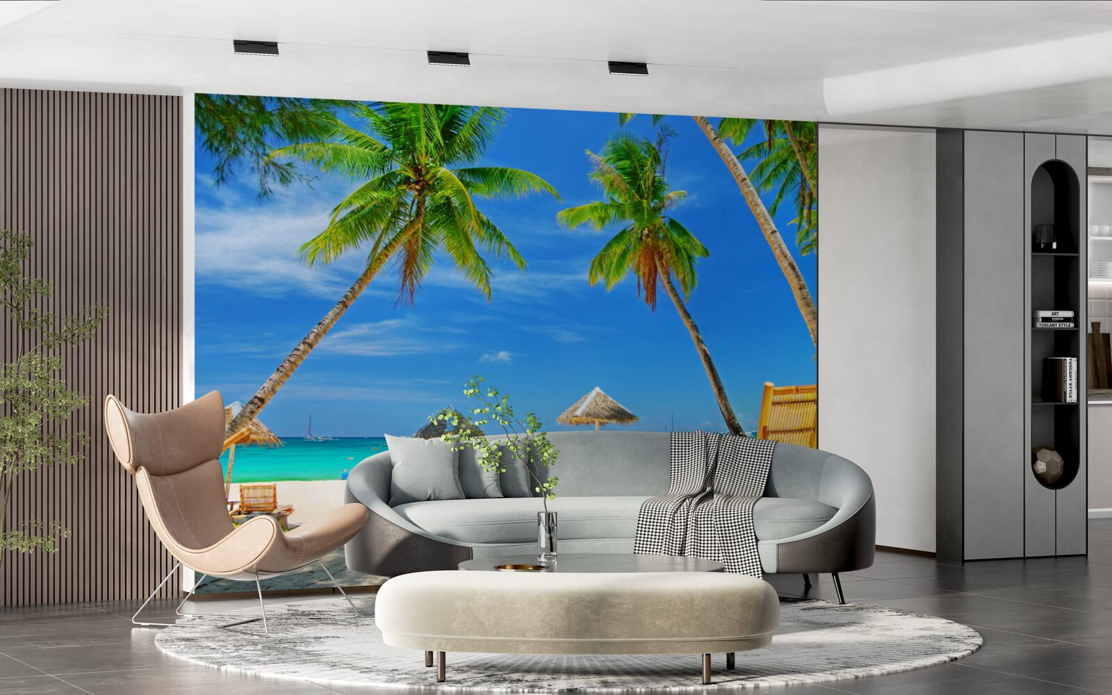 Fototapeta relaks na tropikalnym wybrzeżu