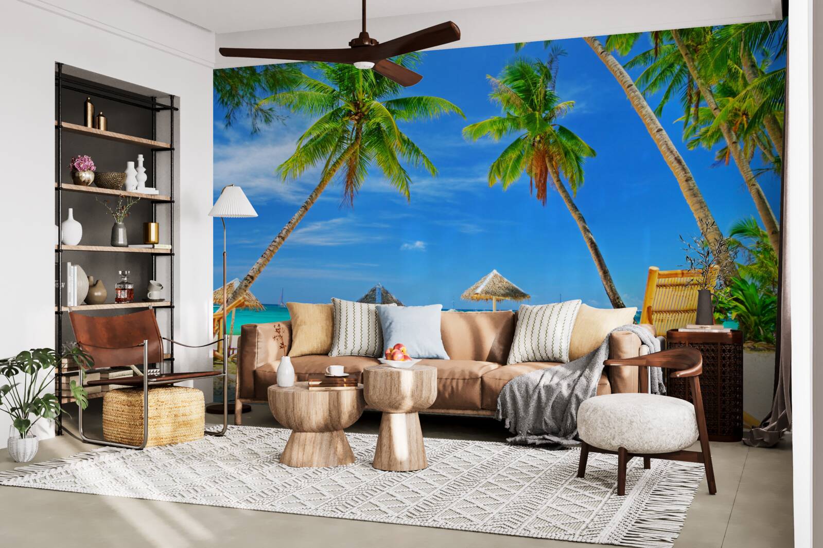 Fototapeta relaks na tropikalnym wybrzeżu