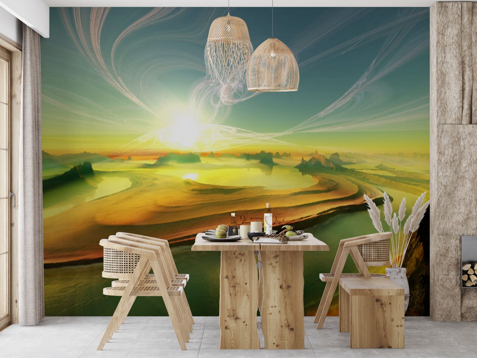 Fototapeta wiatr transformacji