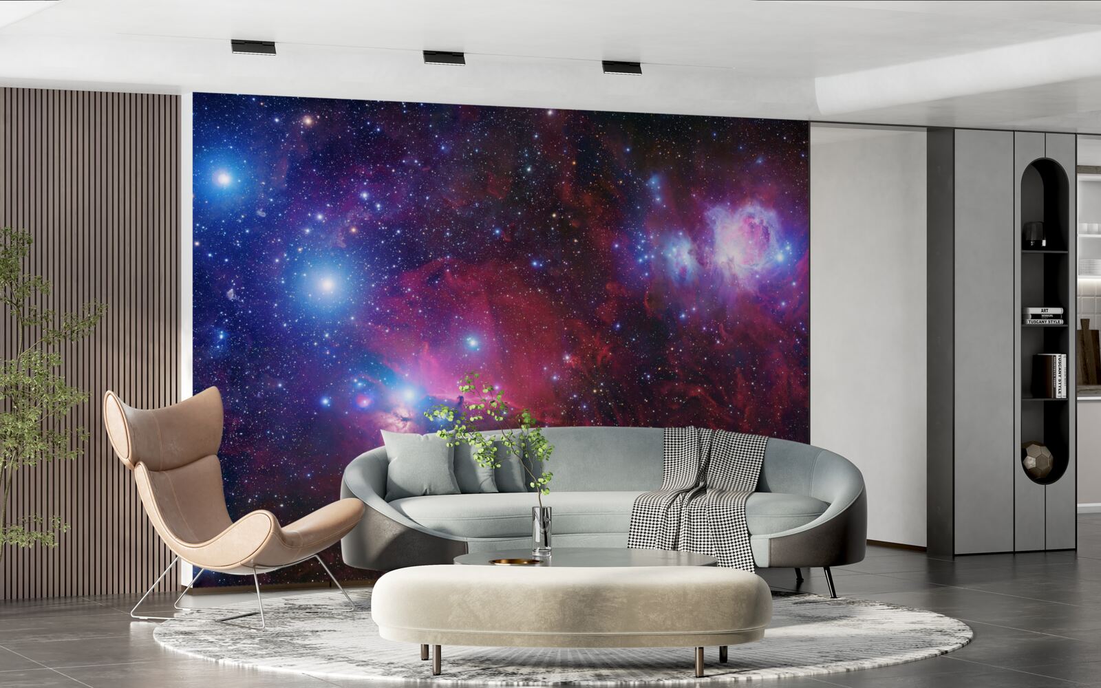 Fototapeta gwiaździste niebo pokryte nocą