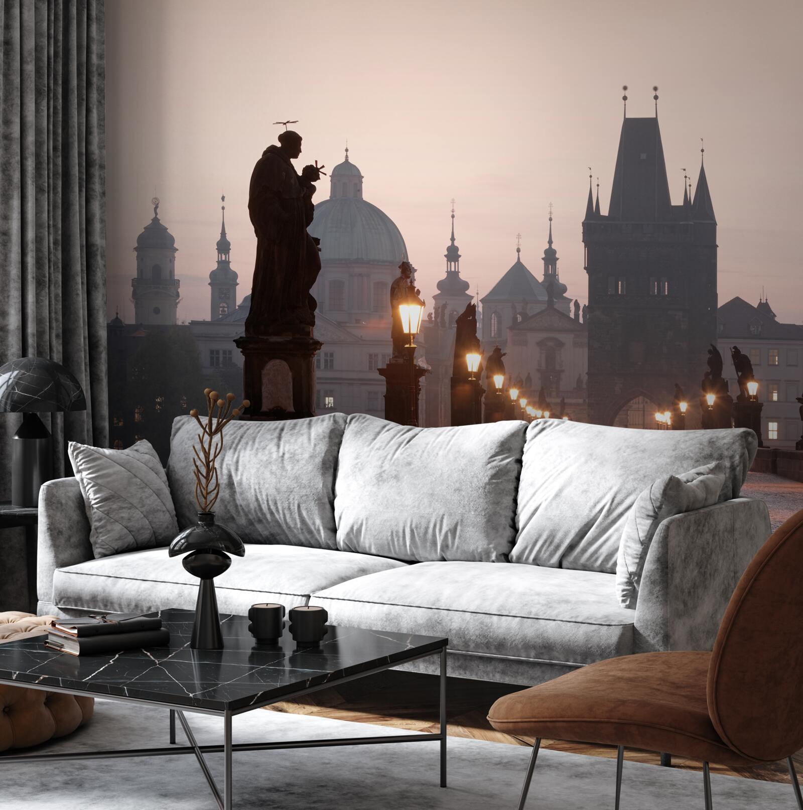 Fototapeta stara praga i jej most karola