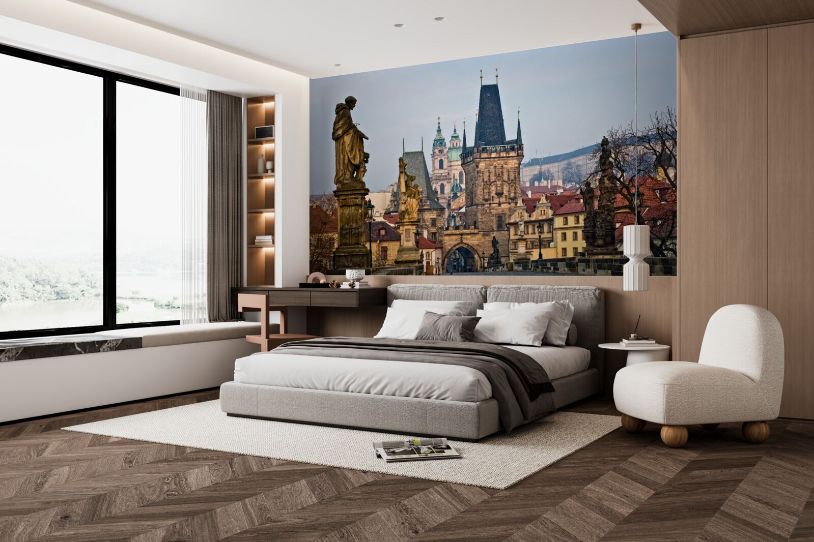 Fototapeta rano most karola