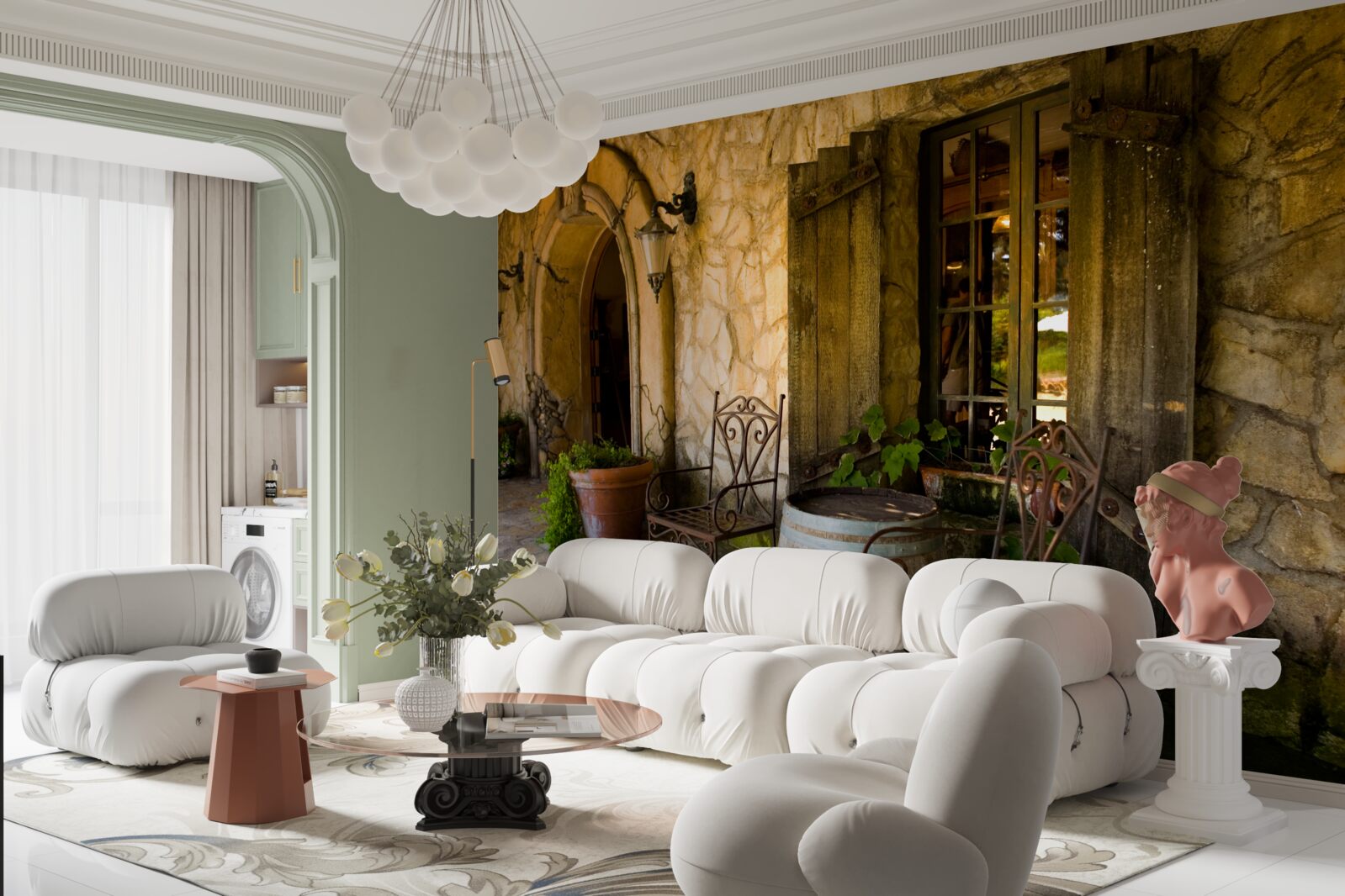 Fototapeta wygodna przestrzeń do relaksu