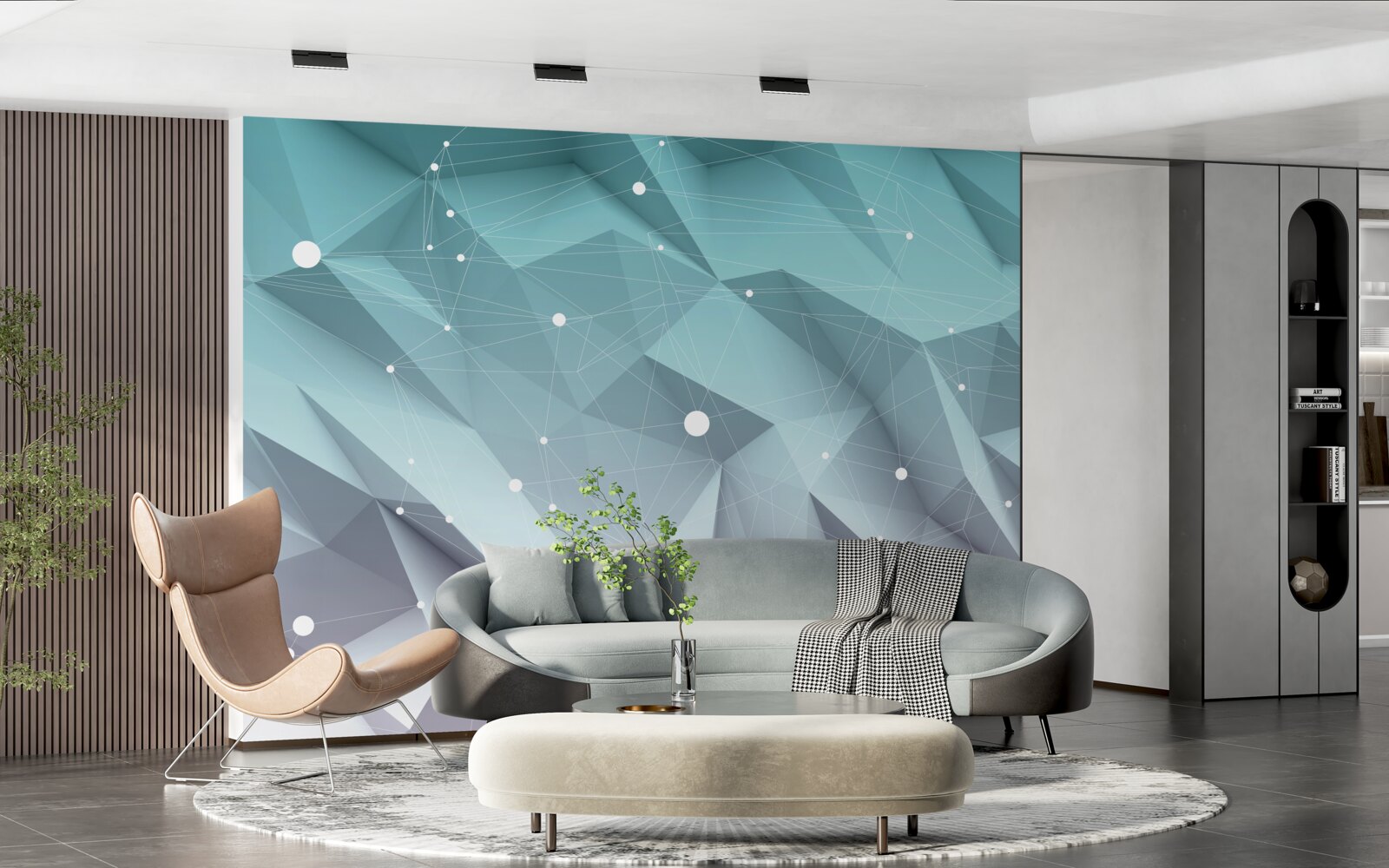 Fototapeta kształty z gradientem