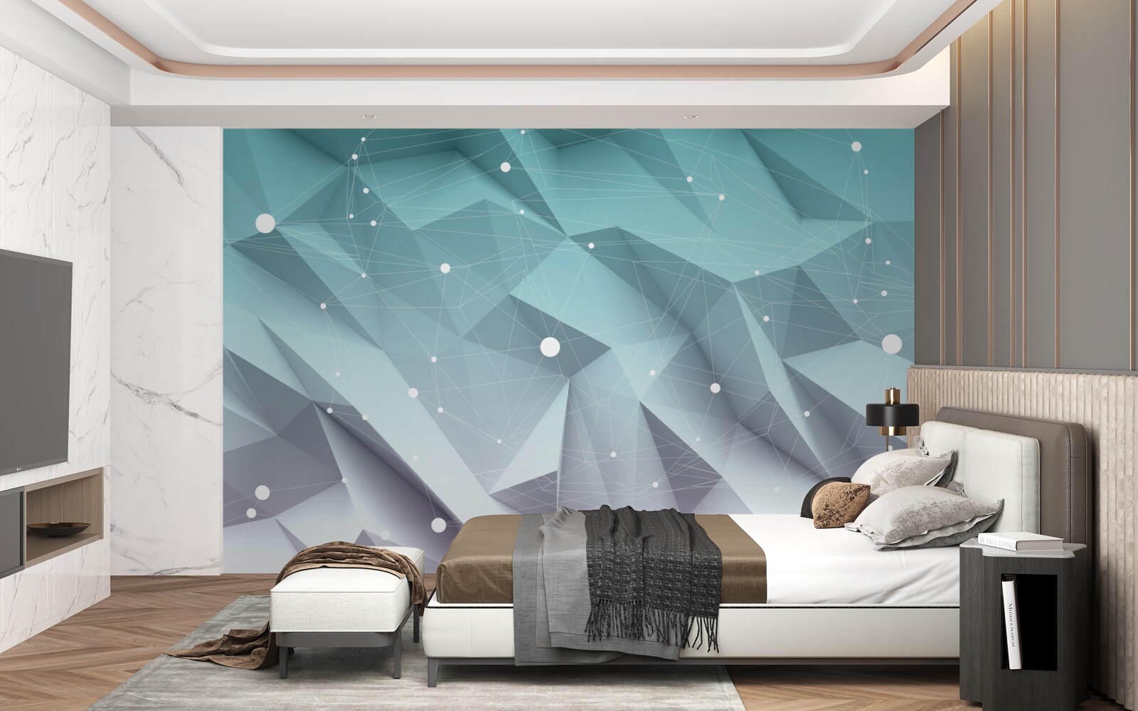 Fototapeta kształty z gradientem