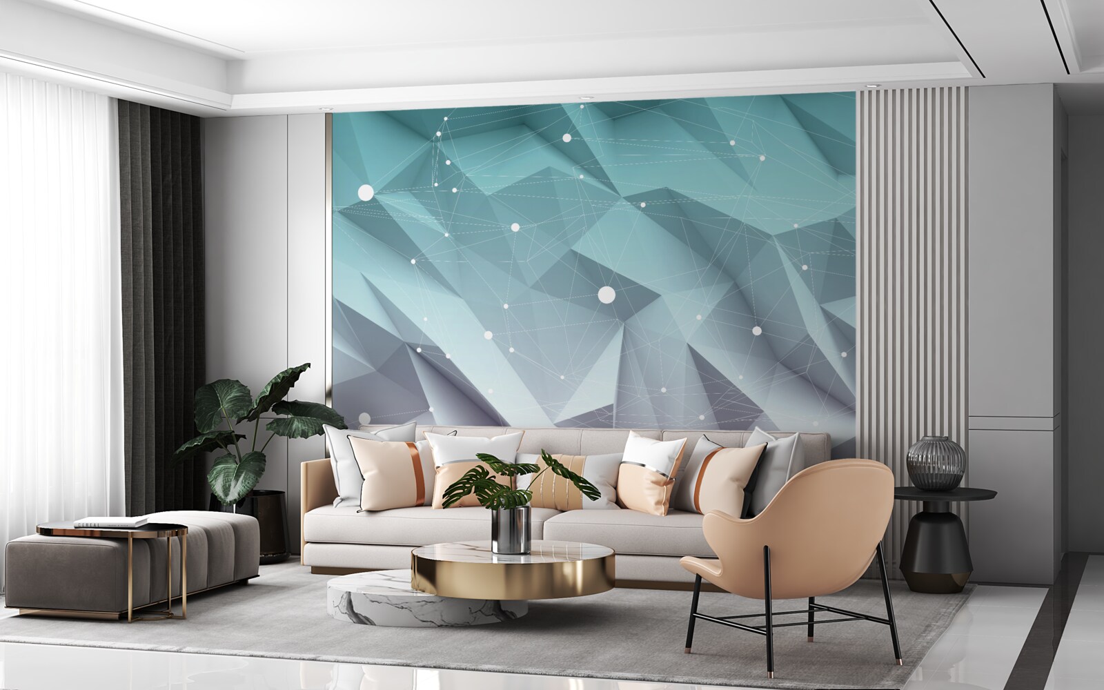 Fototapeta kształty z gradientem