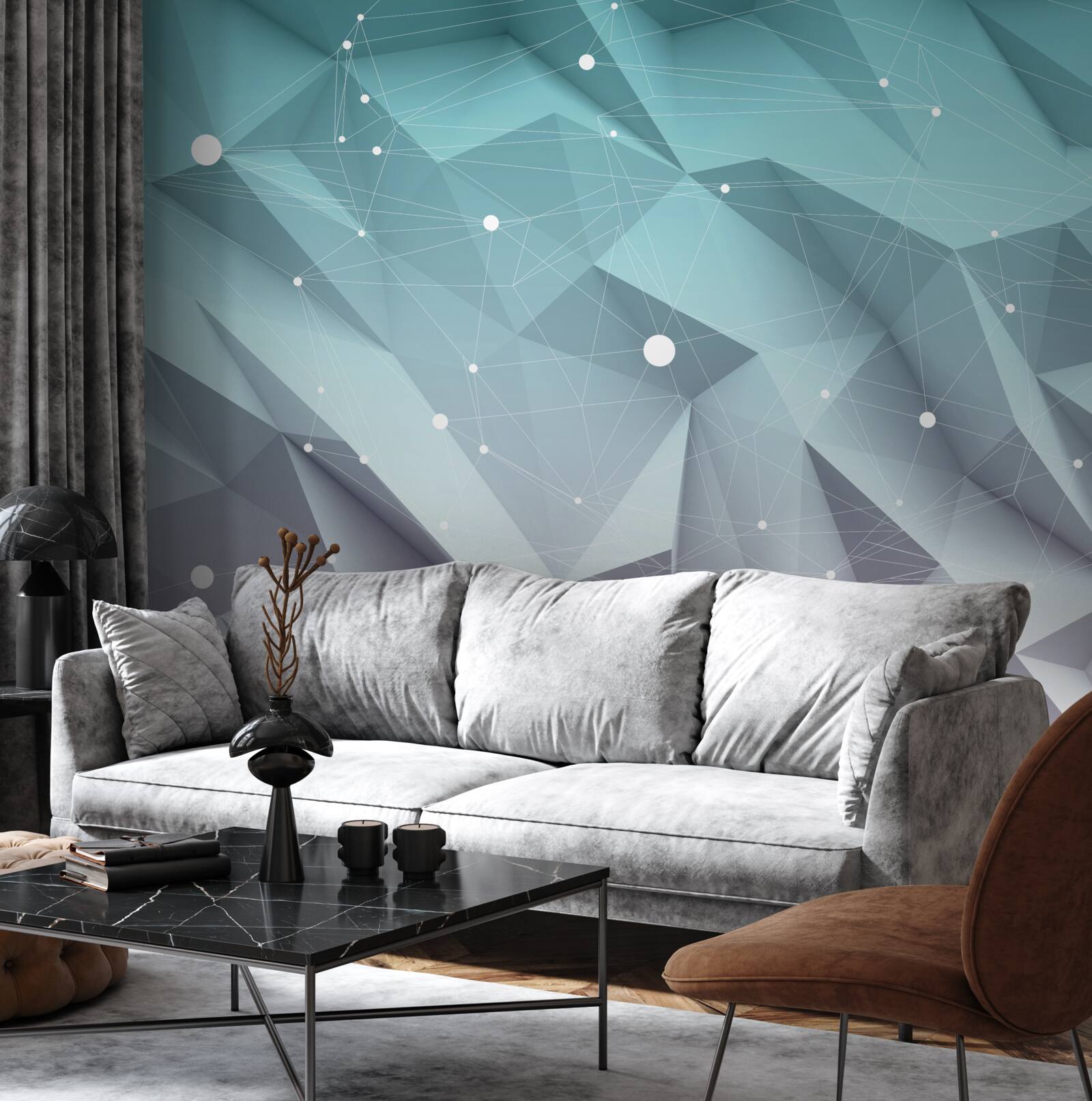 Fototapeta kształty z gradientem