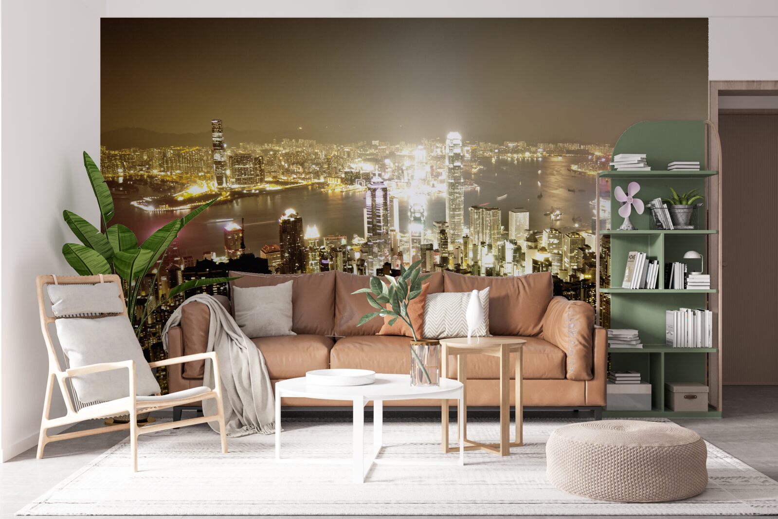 Fototapeta nocne światła nowego jorku