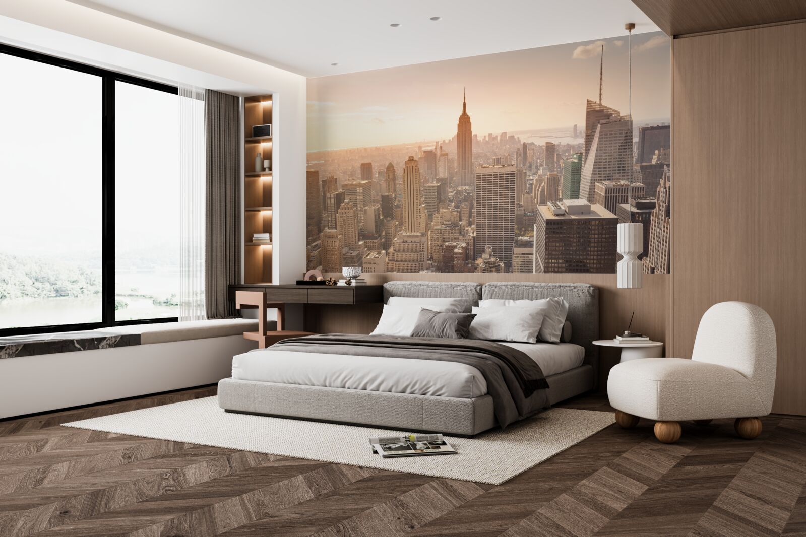 Fototapeta Świt nad nowym jorkiem