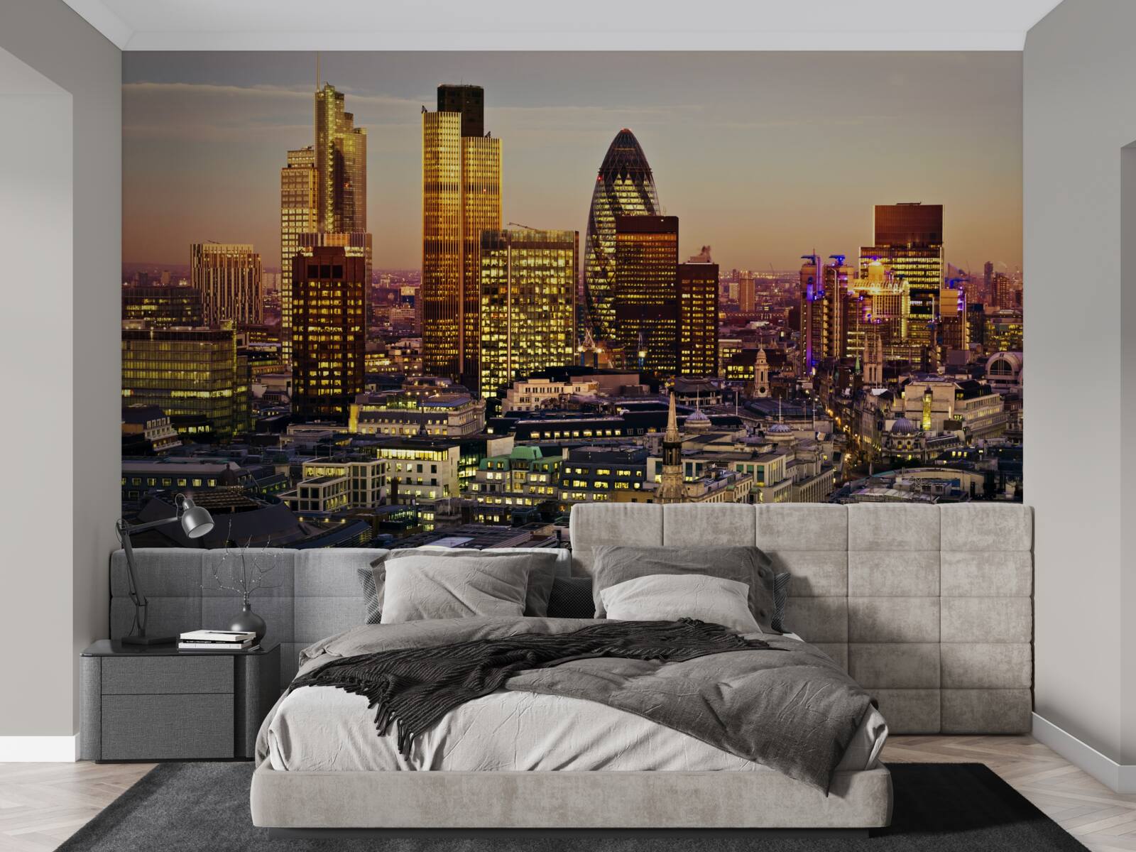 Fototapeta Światła złotego londynu