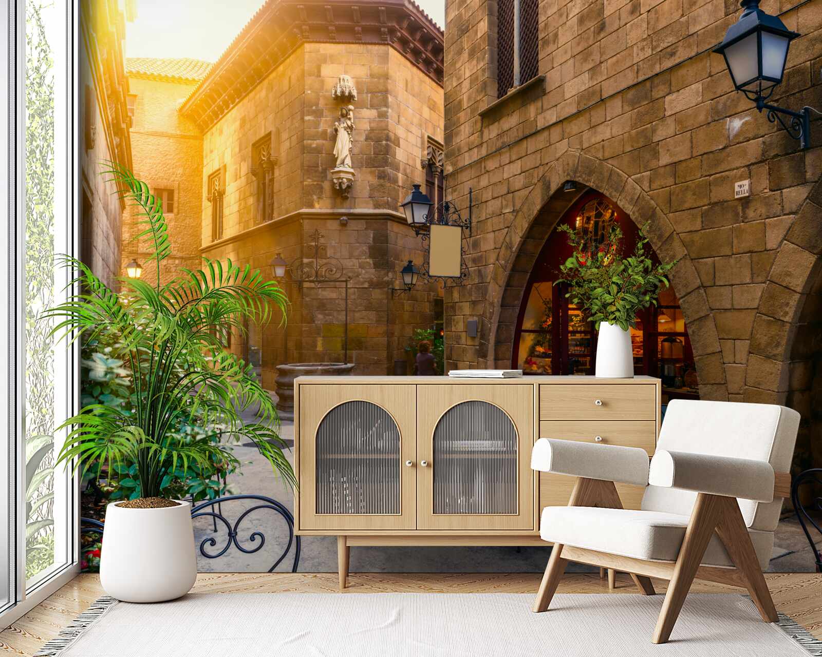 Fototapeta barcelona, ​​dzielnica gotycka