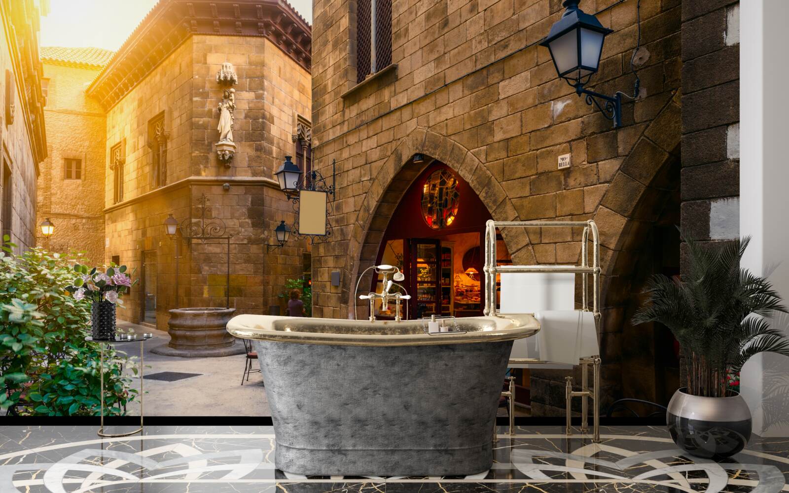 Fototapeta barcelona, ​​dzielnica gotycka