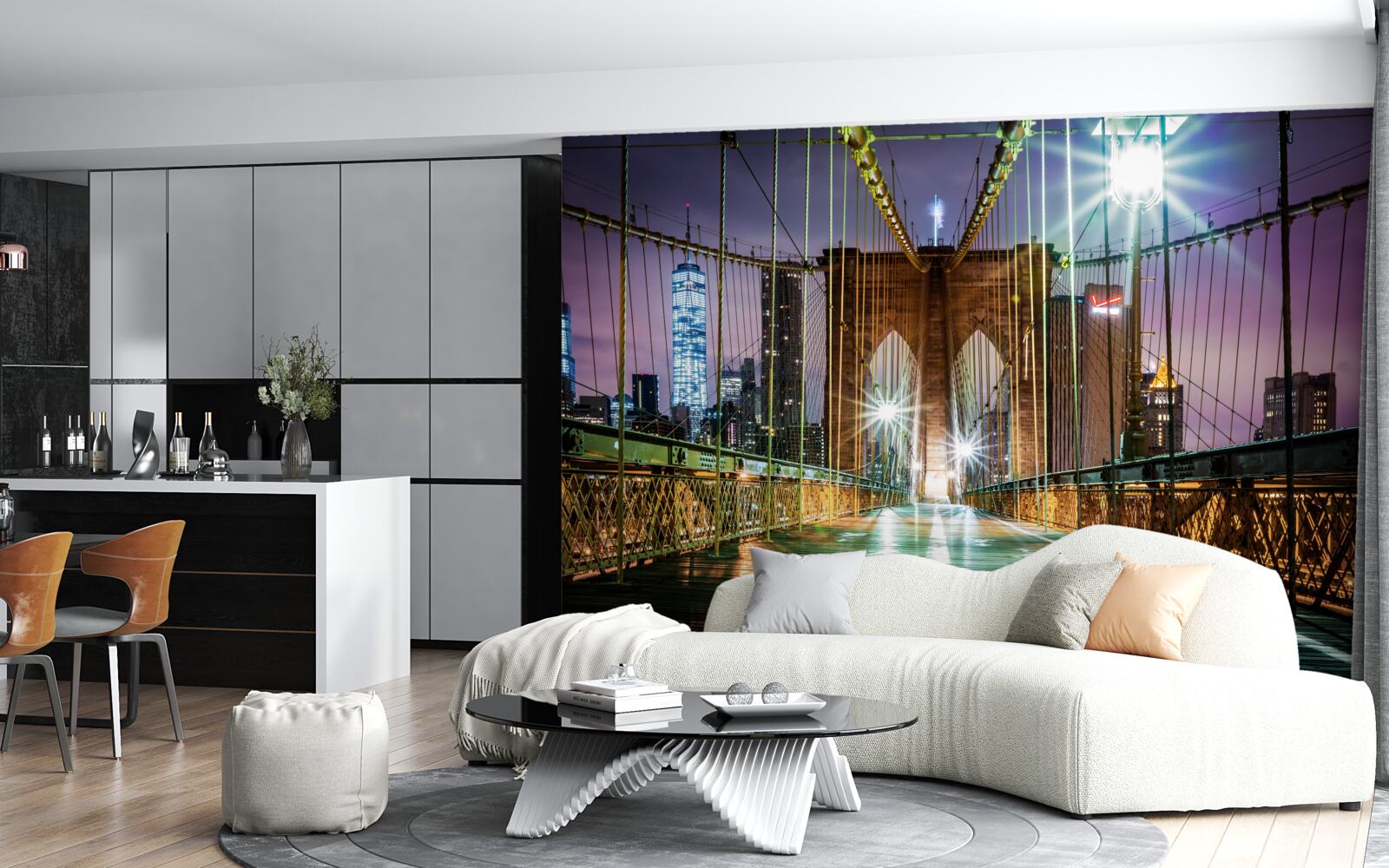 Fototapeta most brookliński dla pieszych