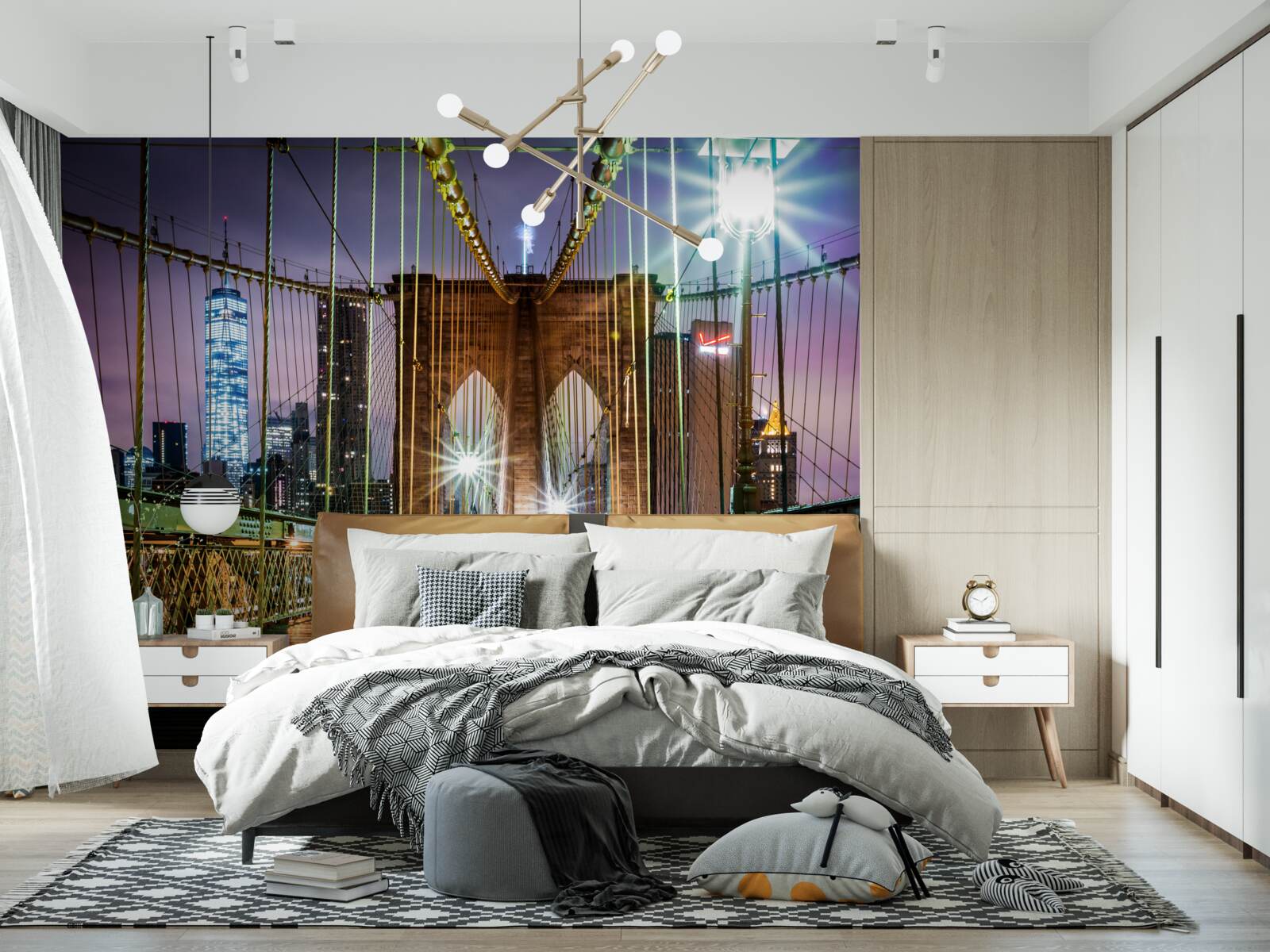 Fototapeta most brookliński dla pieszych