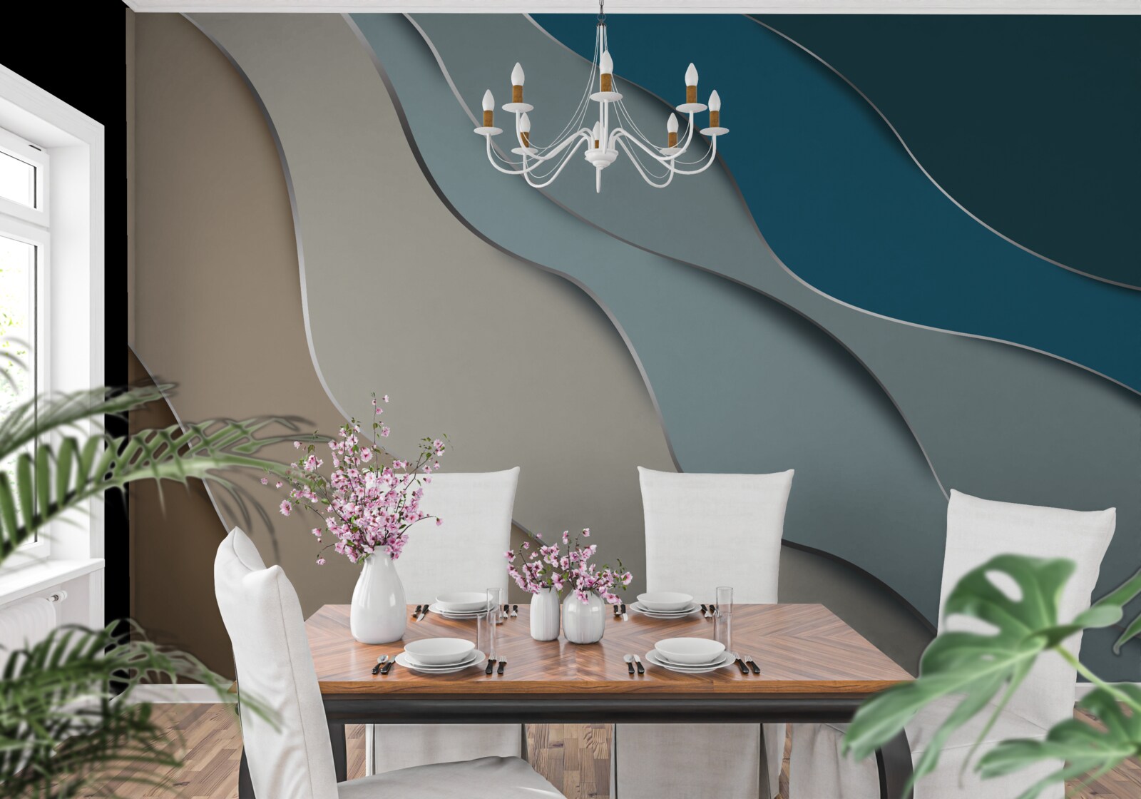 Fototapeta pastelowe kolory wybrzeża morskiego