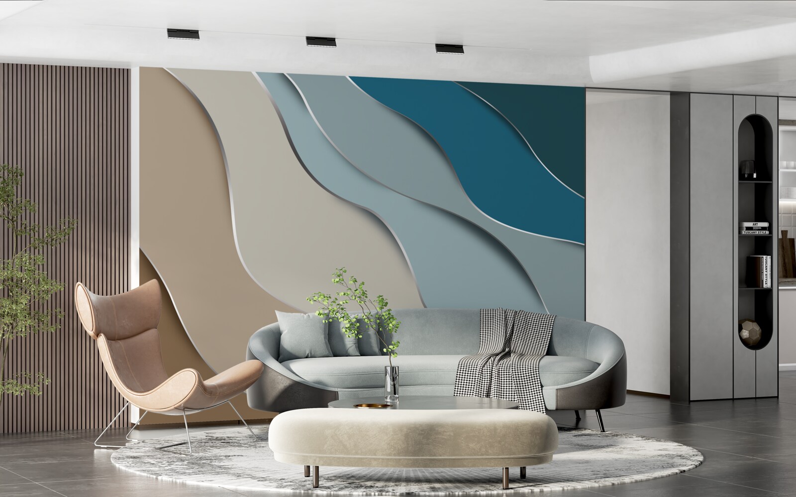 Fototapeta pastelowe kolory wybrzeża morskiego