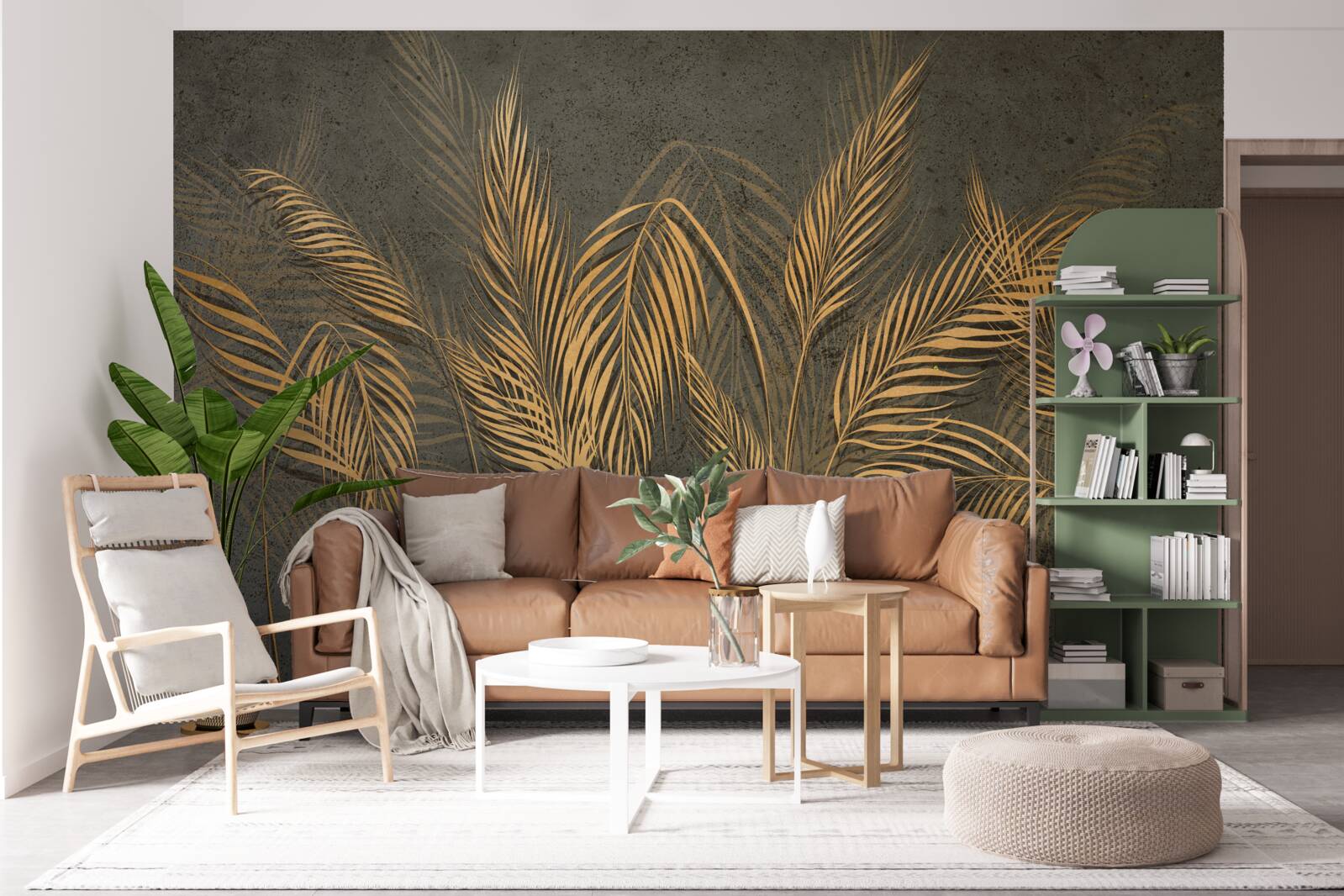 Fototapeta pióra kłosów prosa w złotym świetle