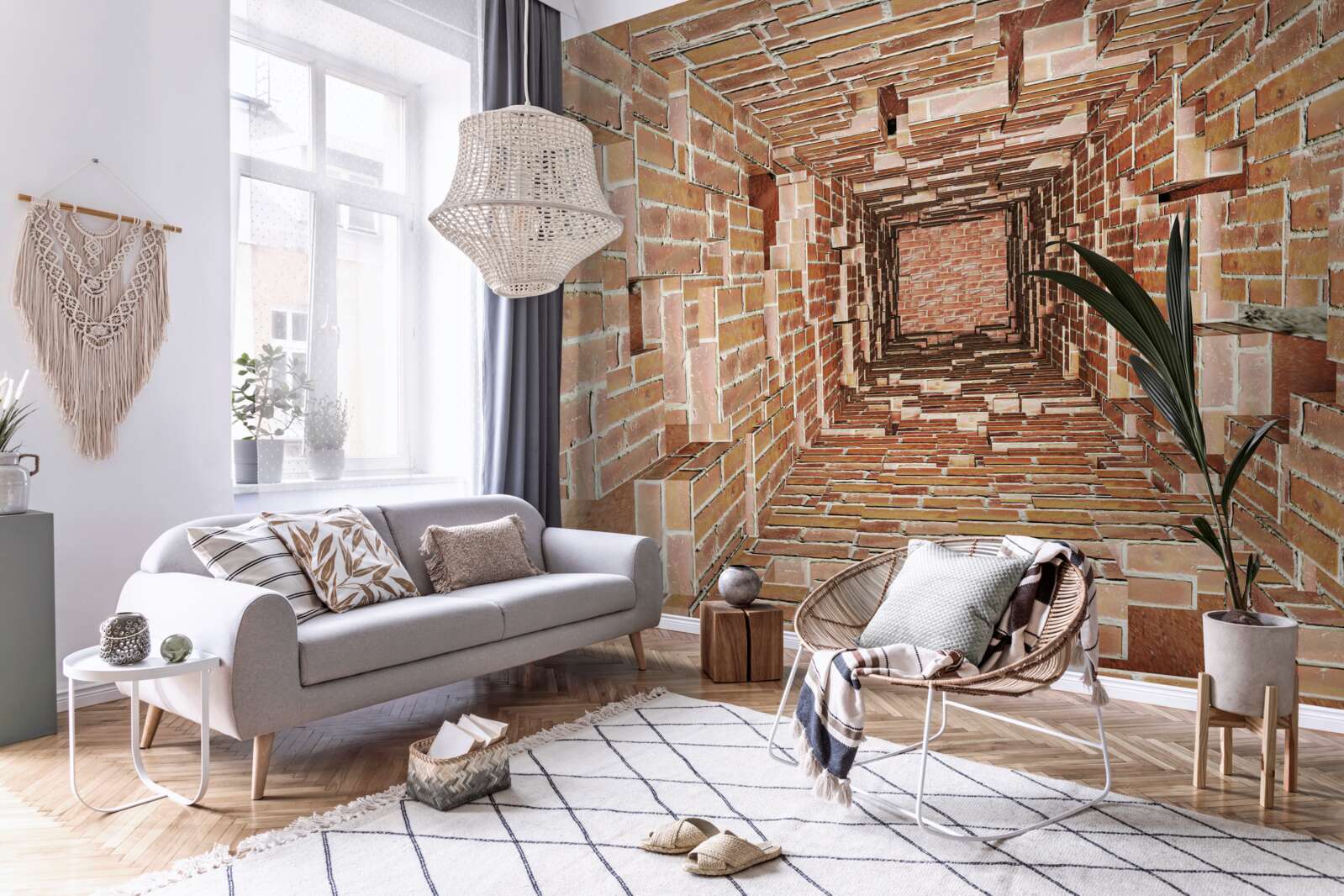 Fototapeta studnia murowana wąskoformatowa