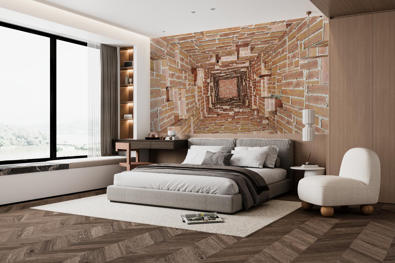 Fototapeta studnia murowana wąskoformatowa