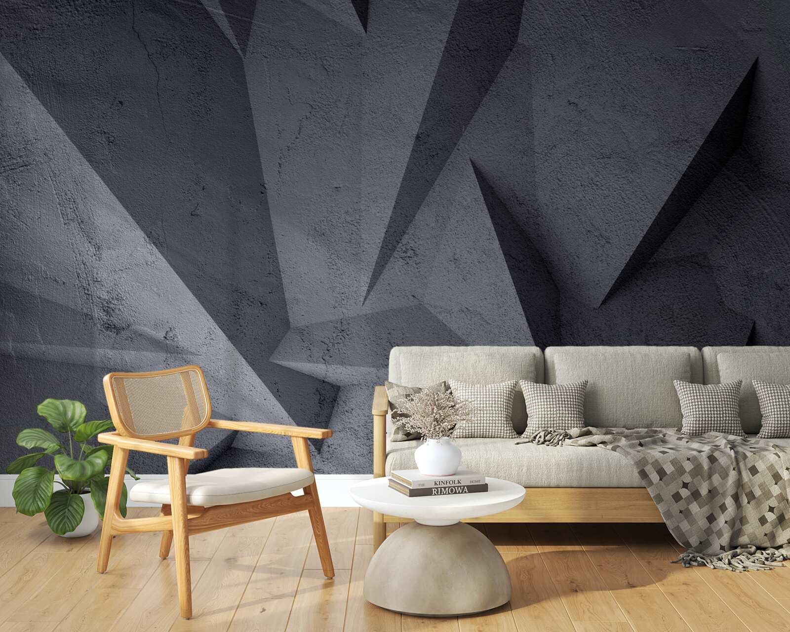 Fototapeta betonowe rzeźby w kamieniu