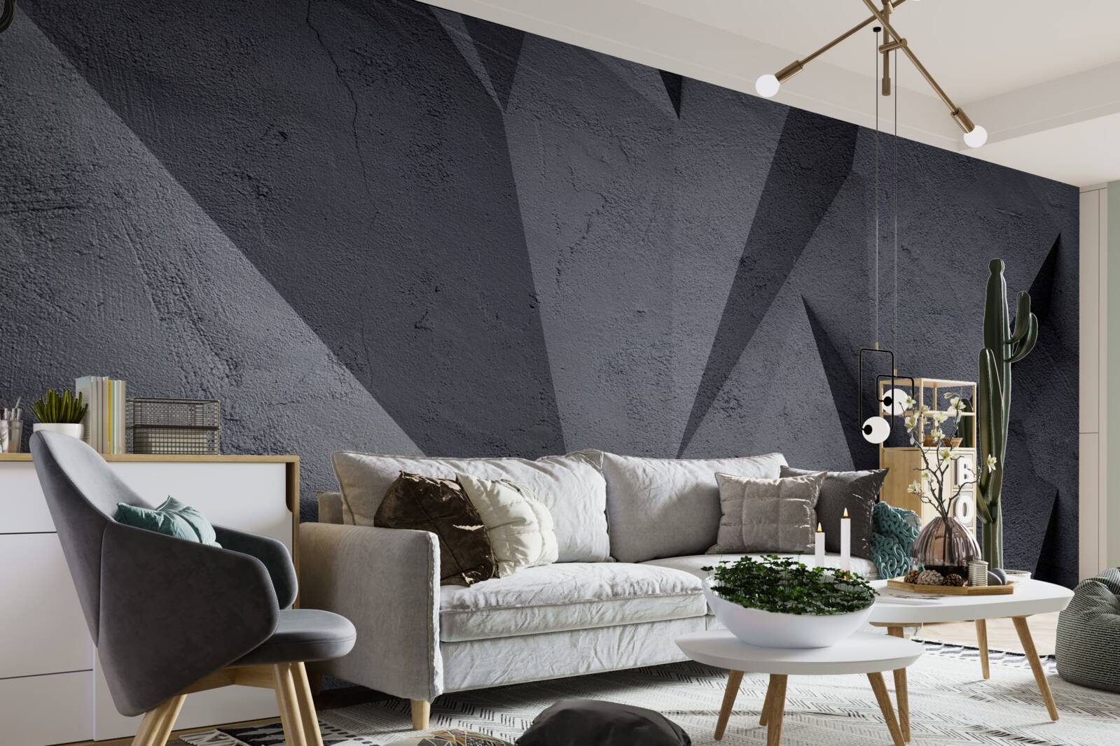 Fototapeta betonowe rzeźby w kamieniu