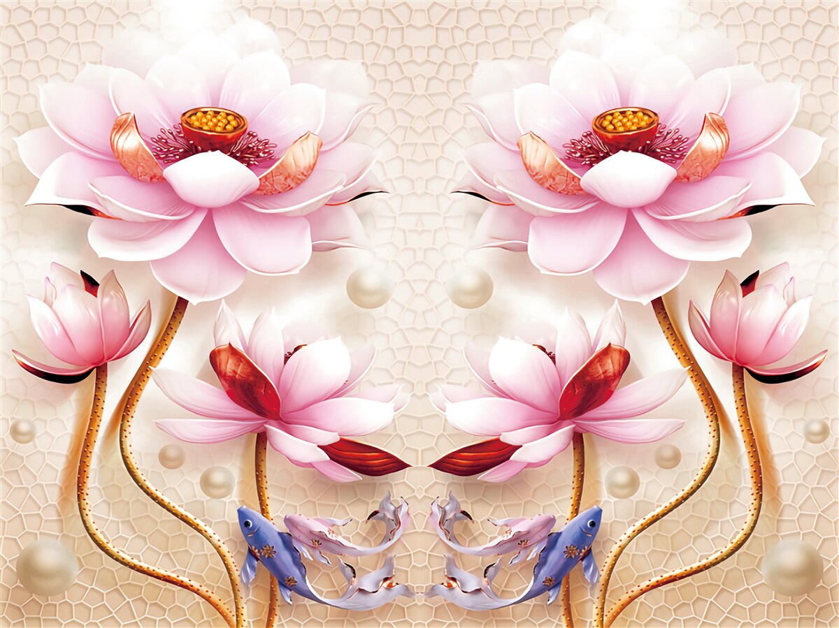 Fototapeta mieszkańcy morza i rzadkie rośliny