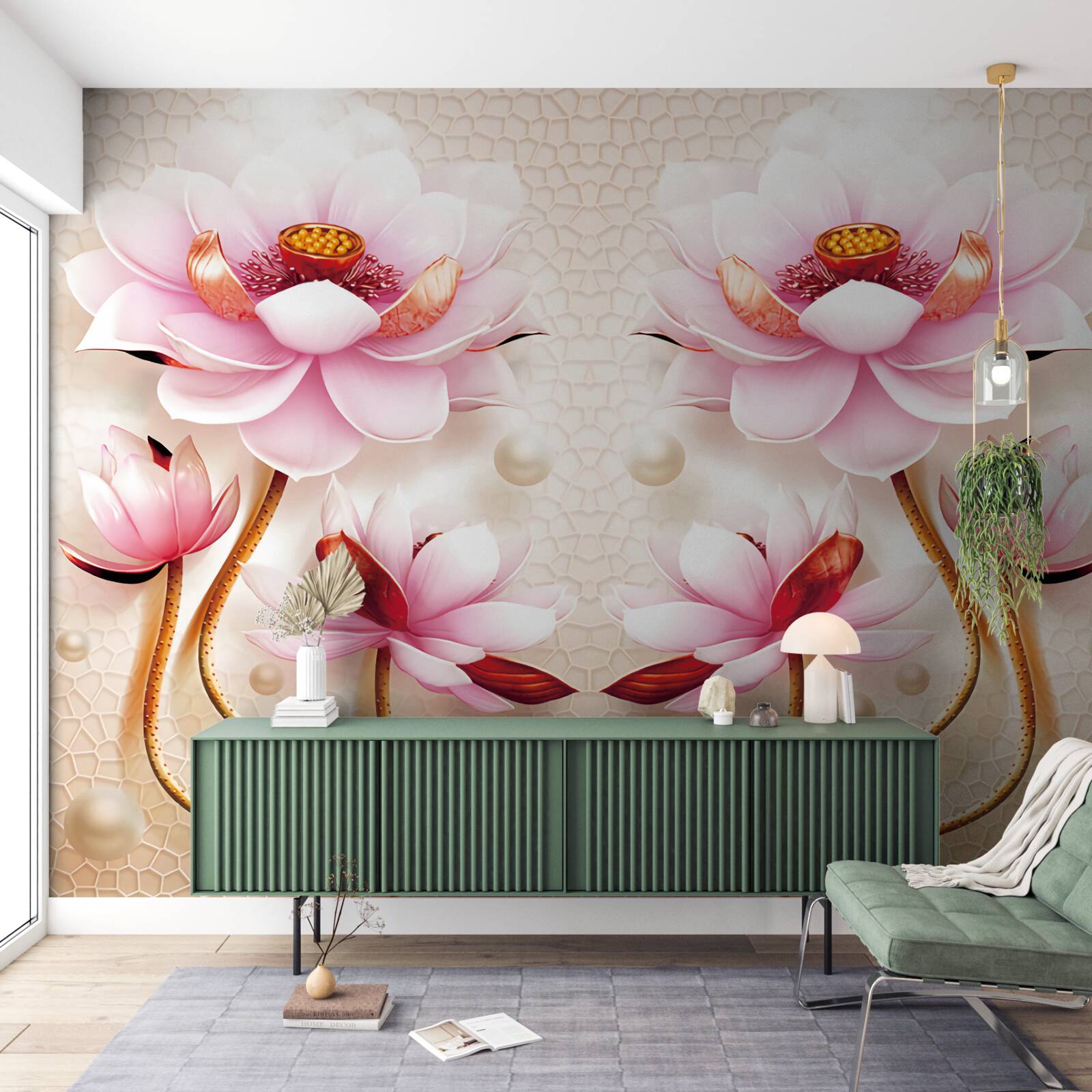 Fototapeta mieszkańcy morza i rzadkie rośliny