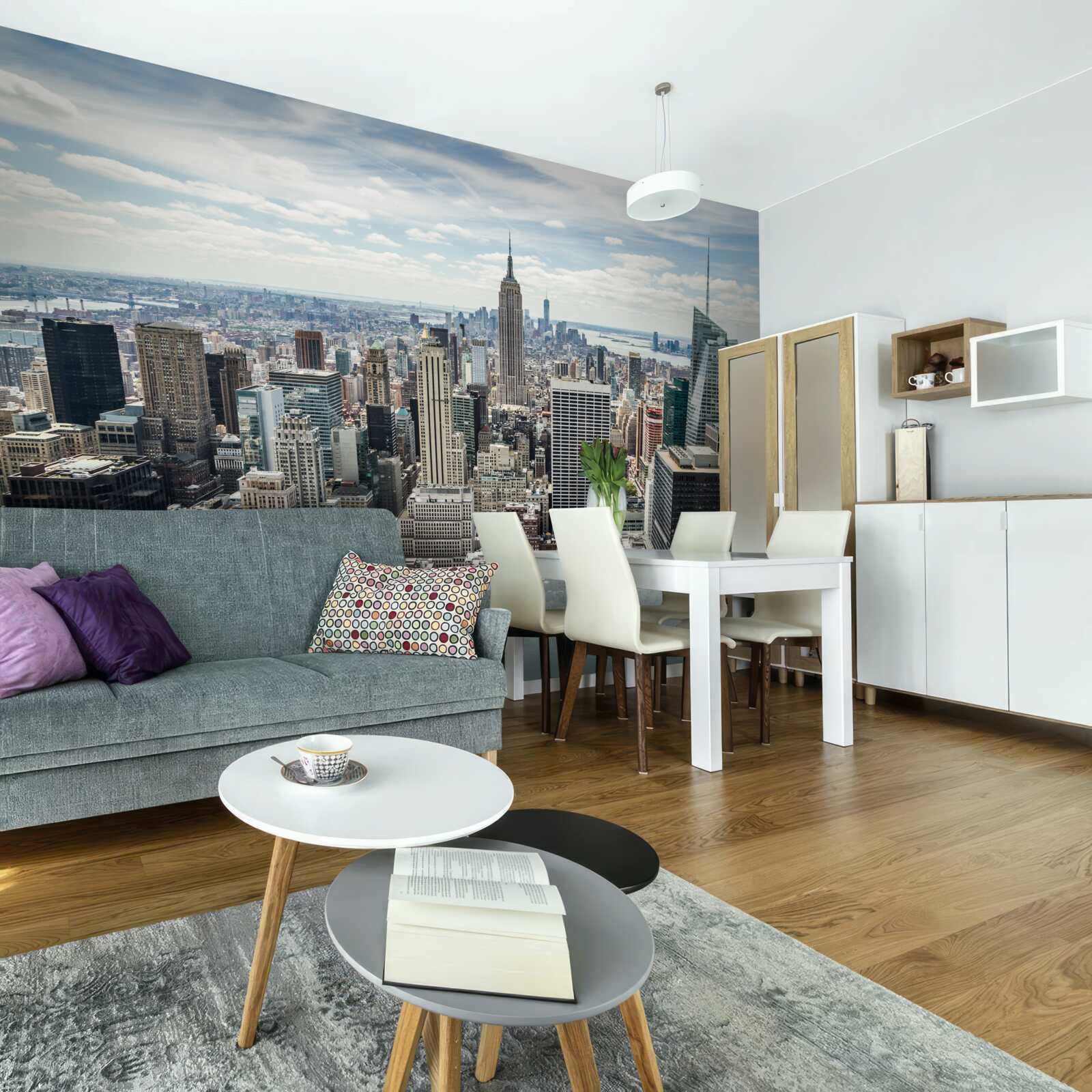 Fototapeta dzienny widok na panoramę miasta