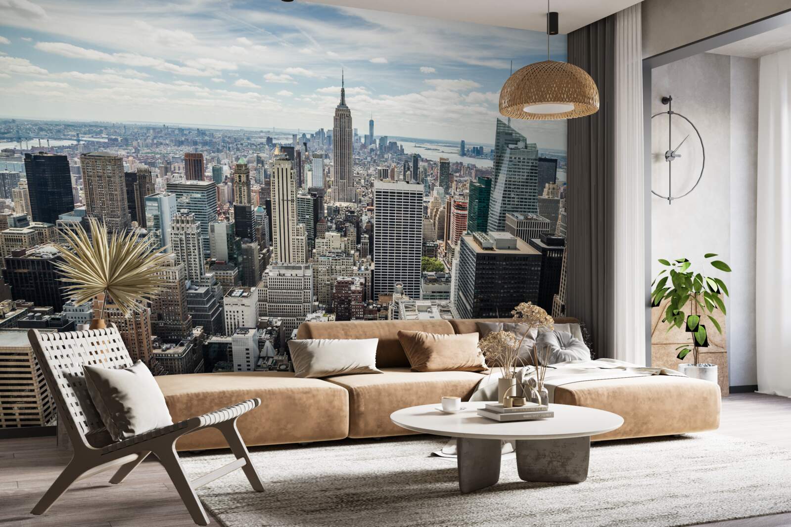 Fototapeta dzienny widok na panoramę miasta