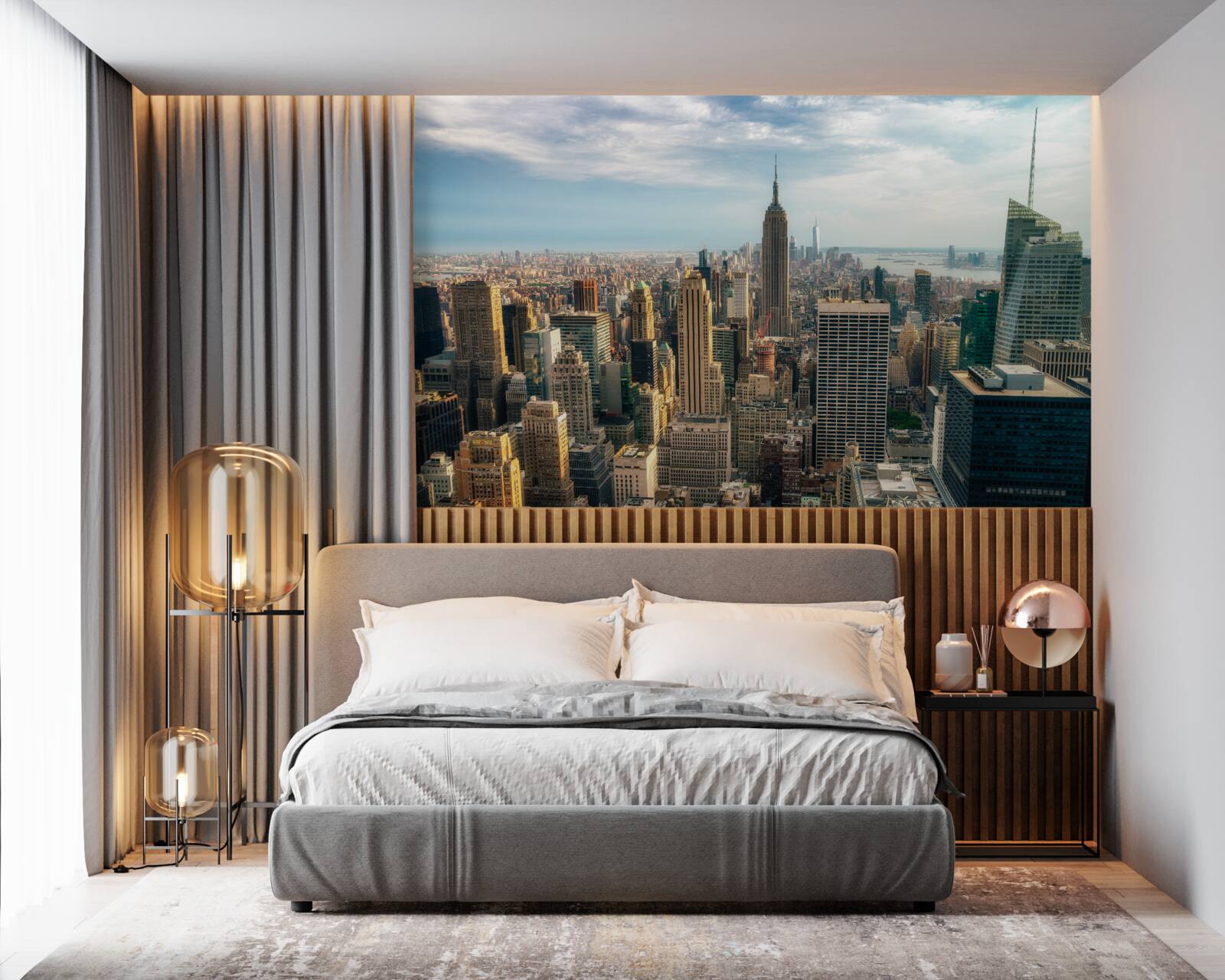 Fototapeta budowa empire state idzie pełną parą