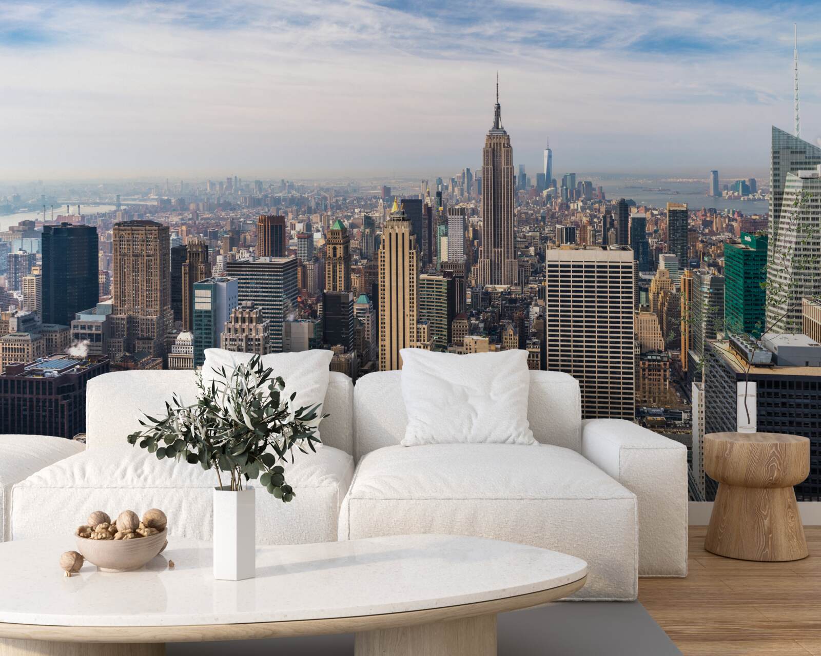 Fototapeta widok na manhattan z lotu ptaka