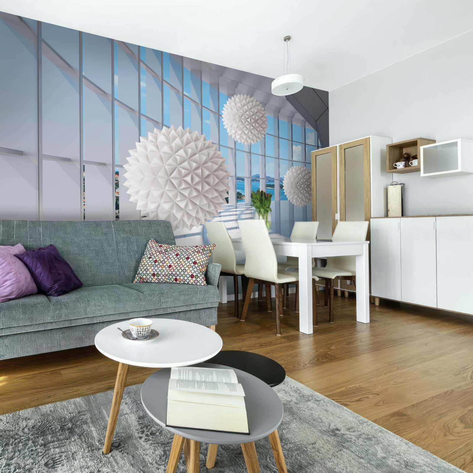 Fototapeta kule igłowe w przejściu wzrokowym