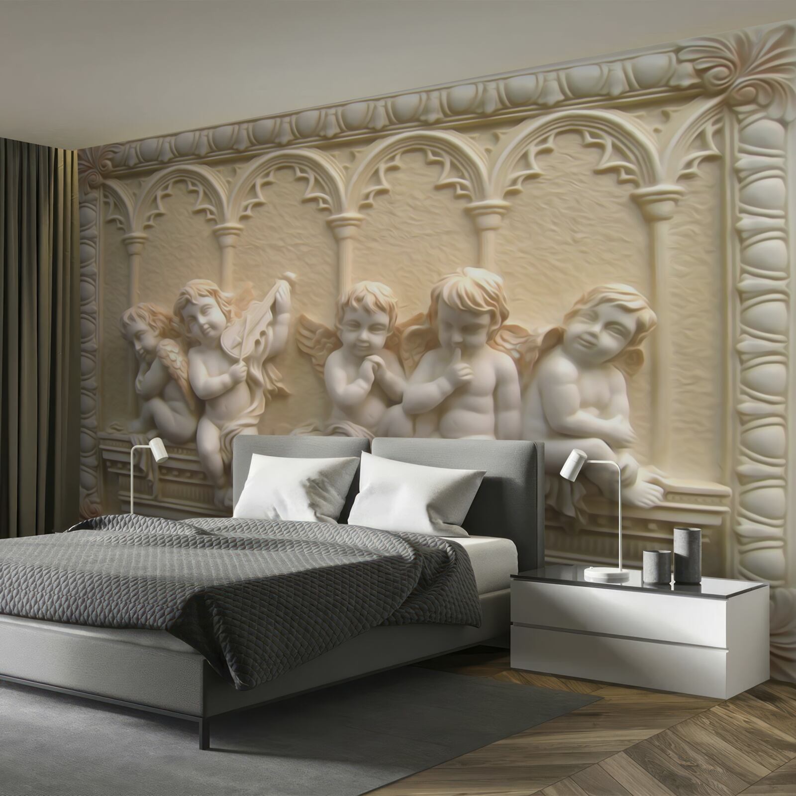 Fototapeta serafini odpoczywają na werandzie