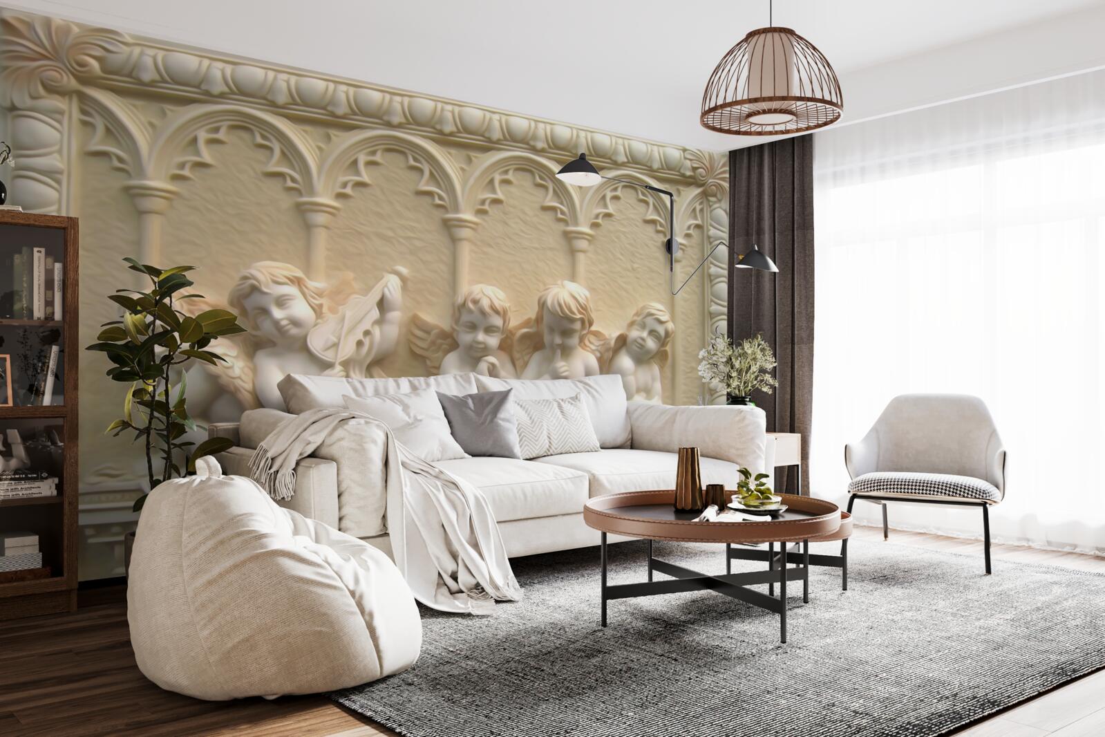 Fototapeta serafini odpoczywają na werandzie