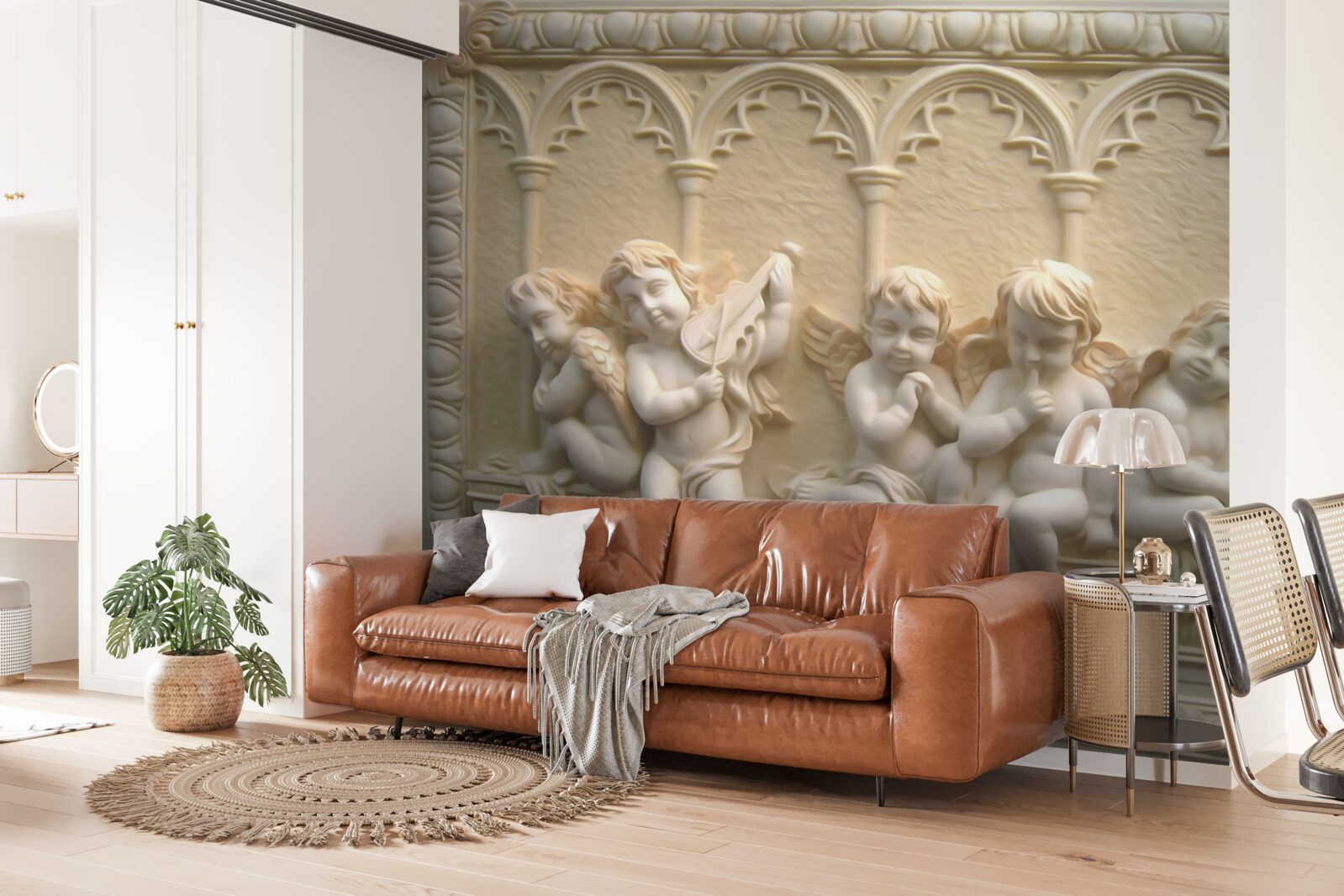 Fototapeta serafini odpoczywają na werandzie