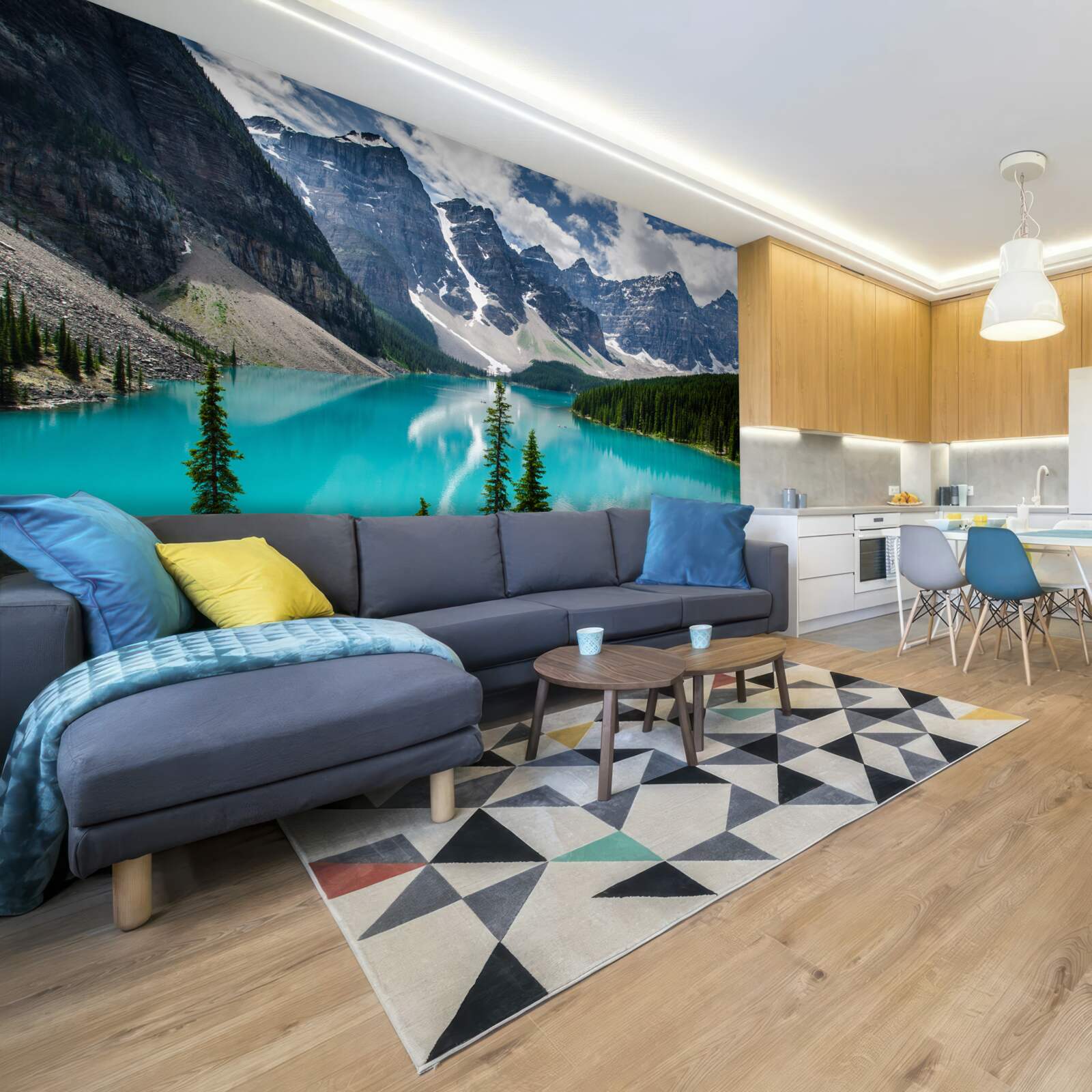 Fototapeta błękit górskich potoków