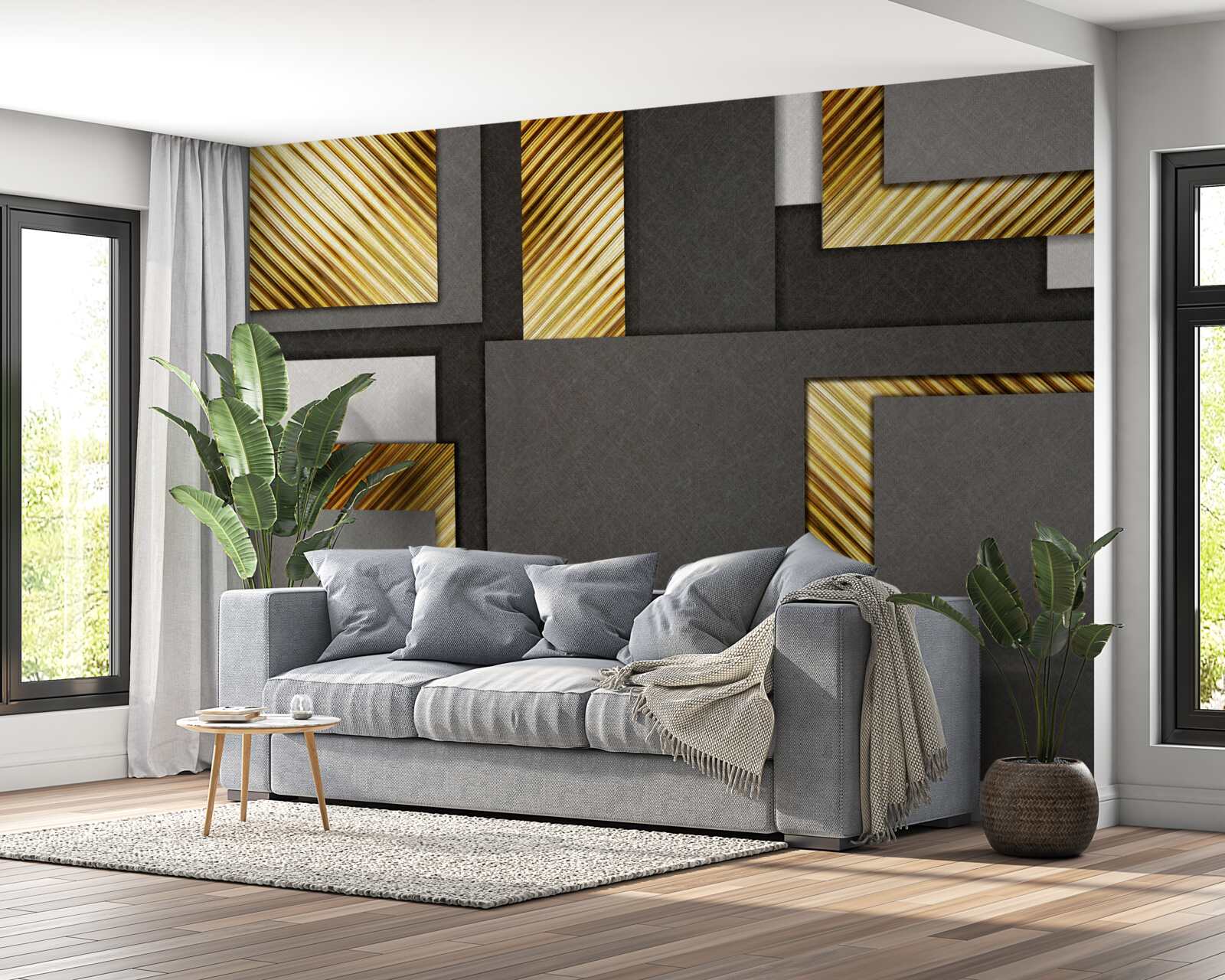 Fototapeta idealny proporcjonalny rozkład pomiędzy prostokątami