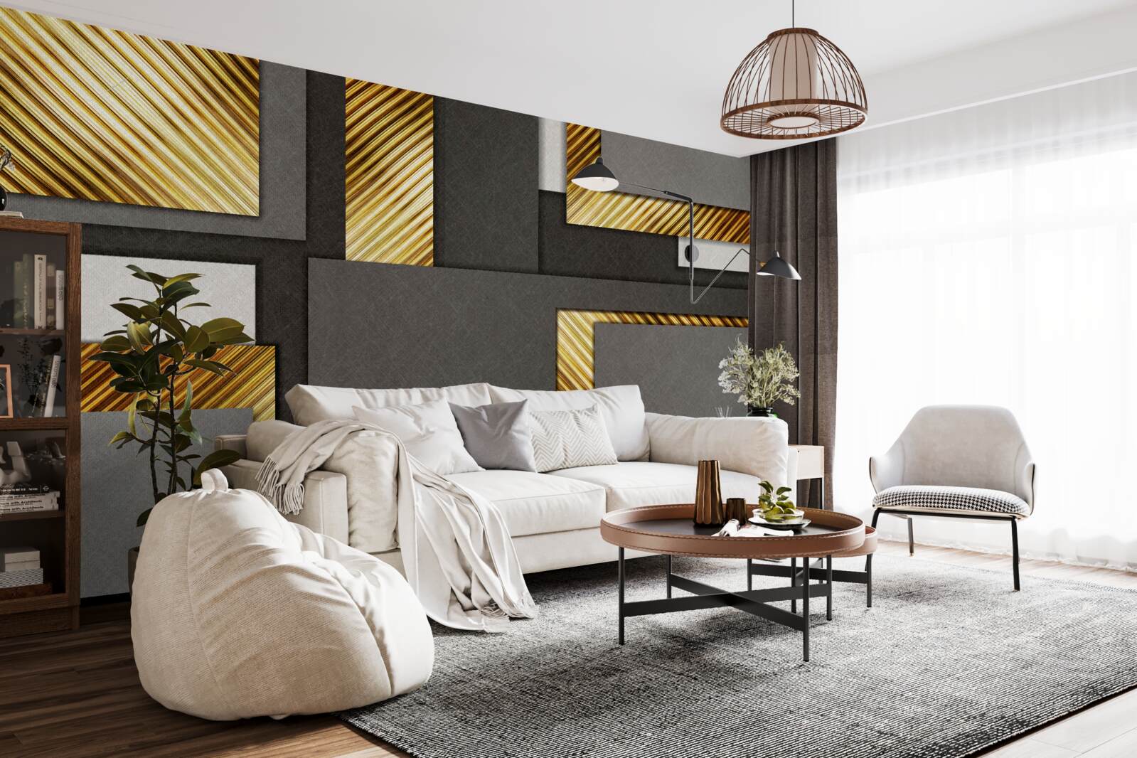 Fototapeta idealny proporcjonalny rozkład pomiędzy prostokątami