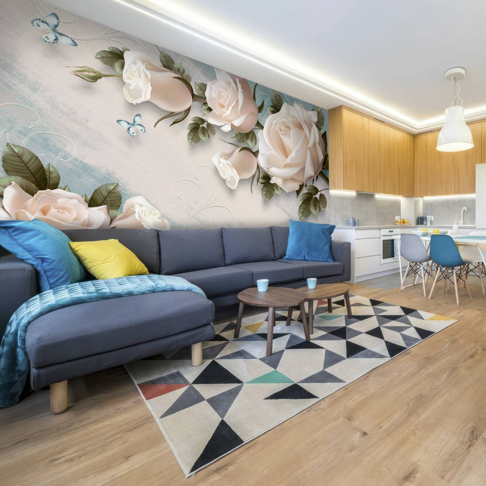 Fototapeta miękkie kremowe róże