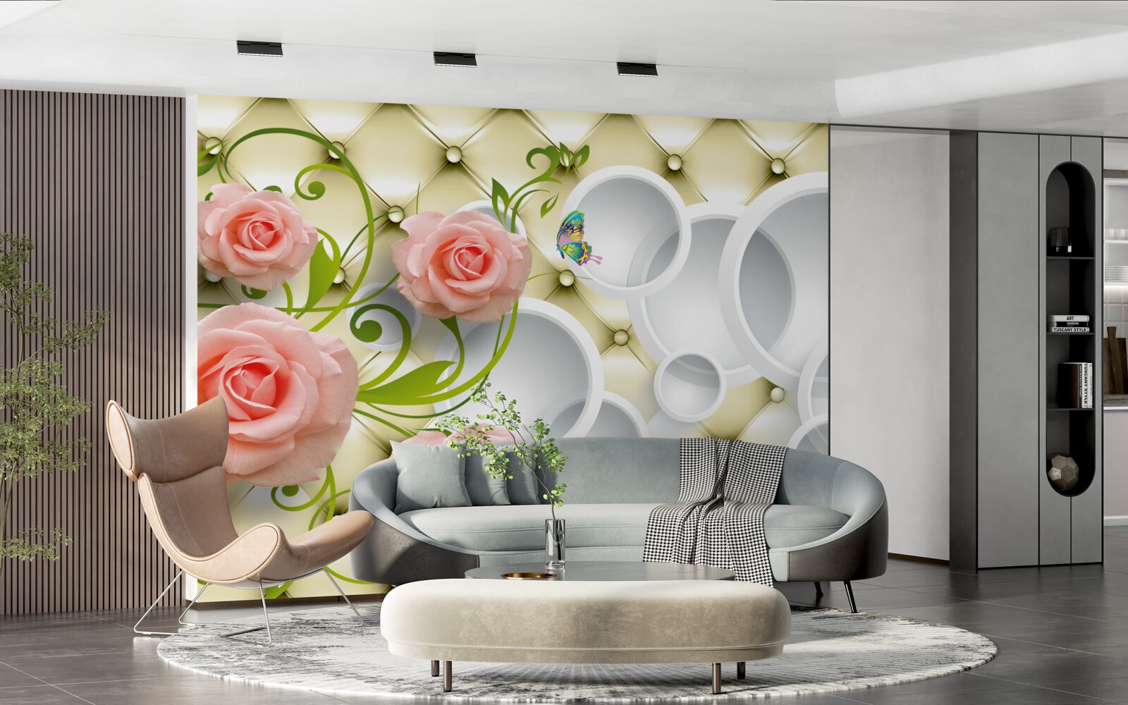 Fototapeta pączek różowej róży jest przepiękny