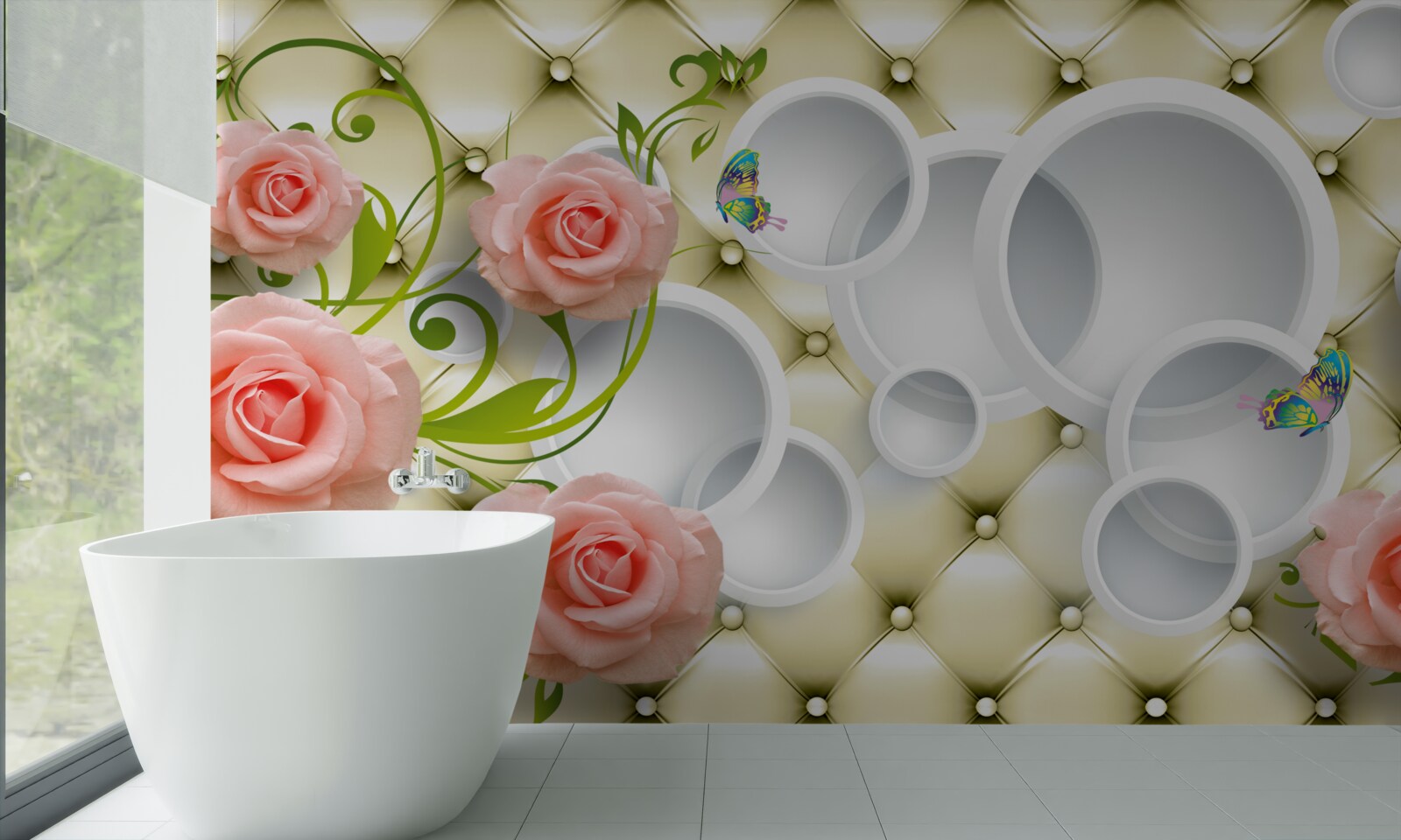 Fototapeta pączek różowej róży jest przepiękny