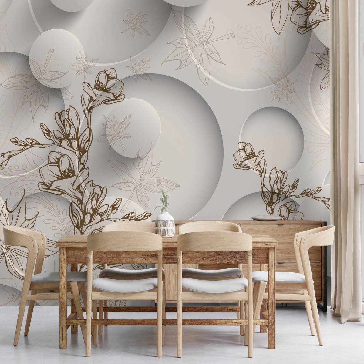 Fototapeta magnolie są białe i mają okrągłe kształty