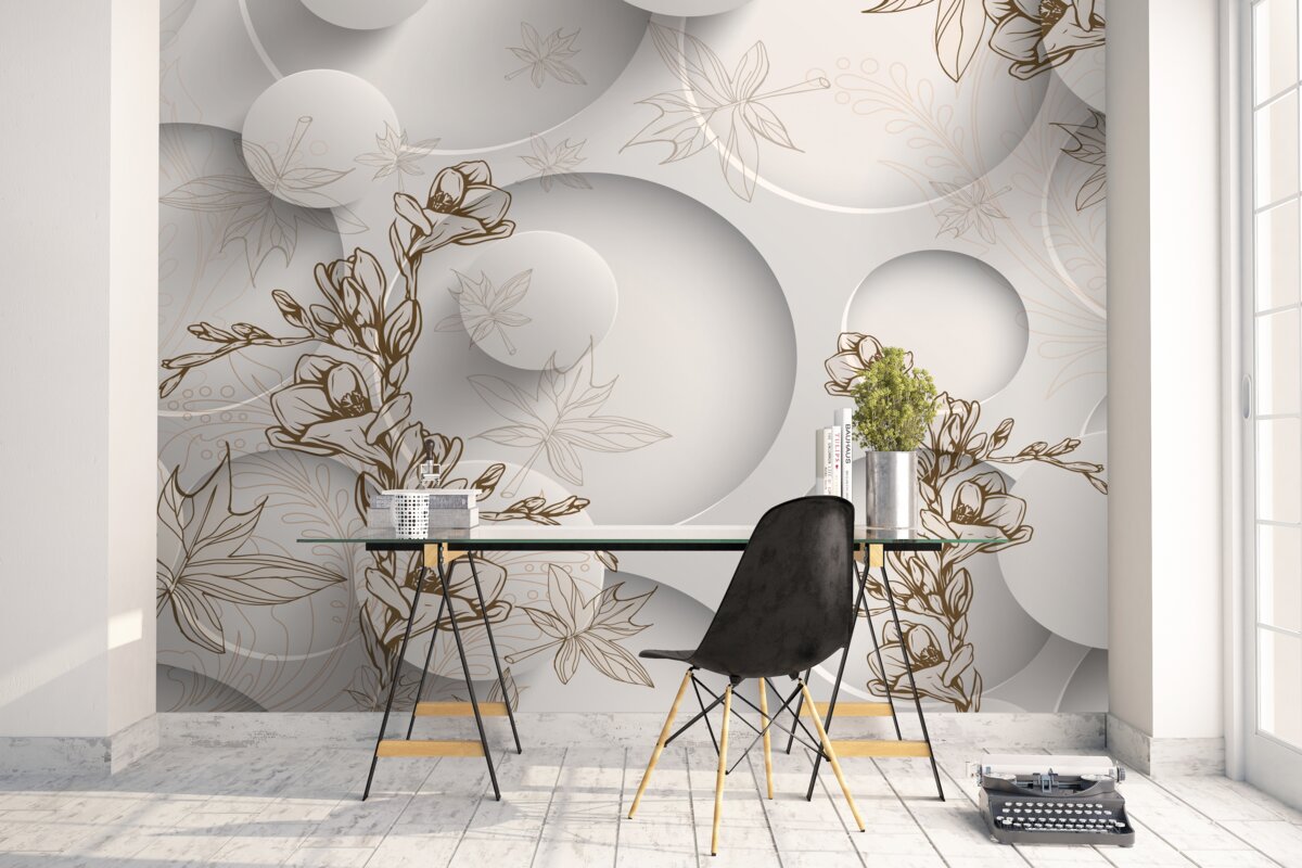 Fototapeta magnolie są białe i mają okrągłe kształty